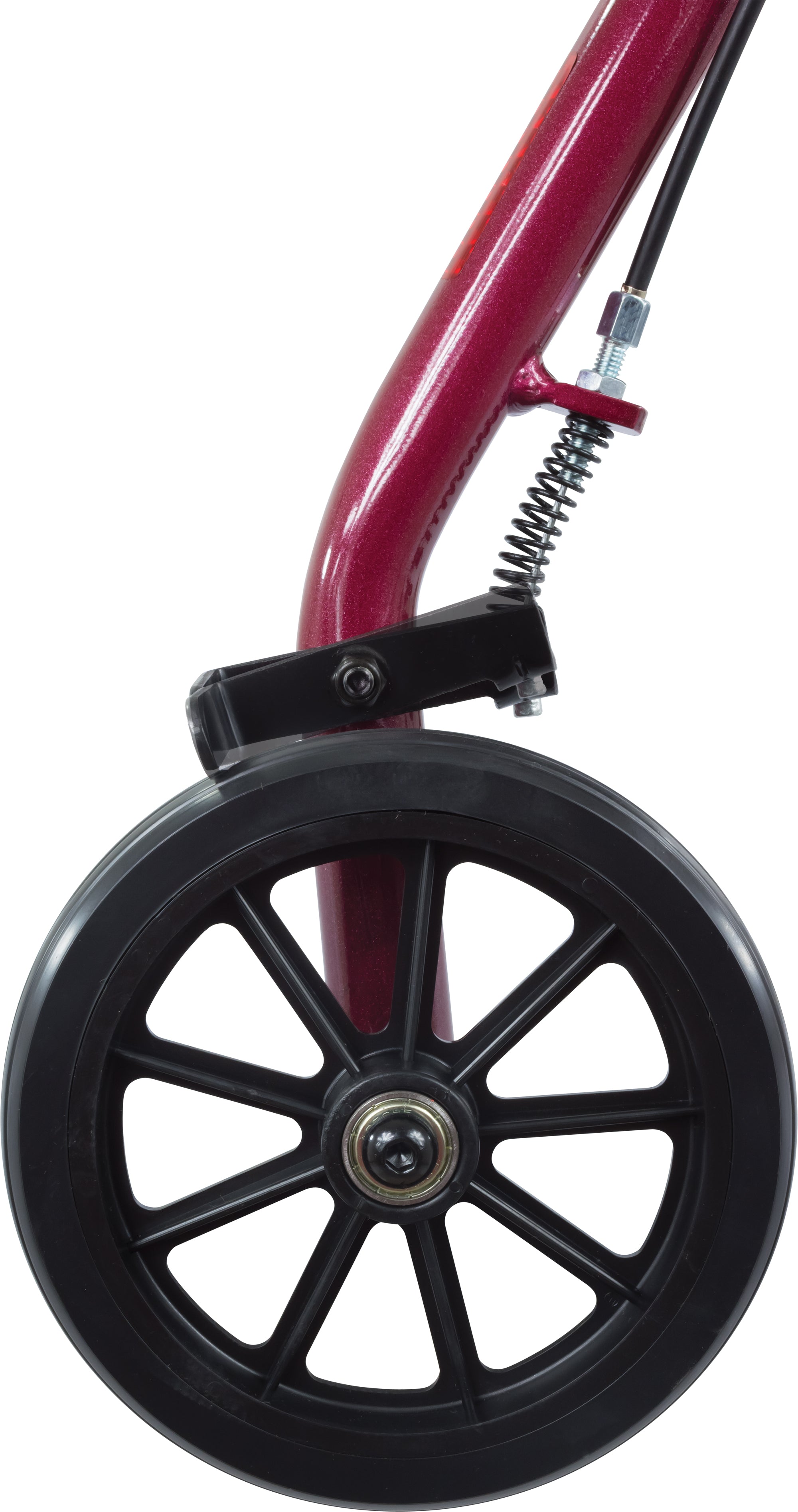Compass Health ProBasics Aluminum Rollator with 6-inch Wheels, Burgundy