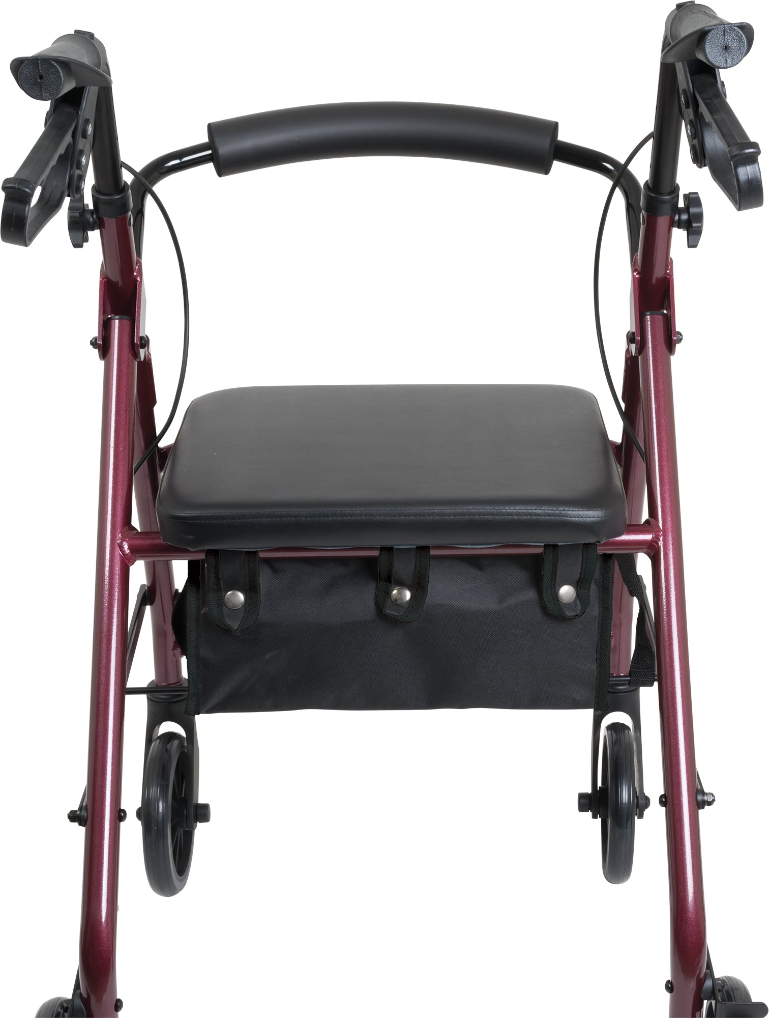 Compass Health ProBasics Junior Rollator with 6-inch Wheels, Burgundy,