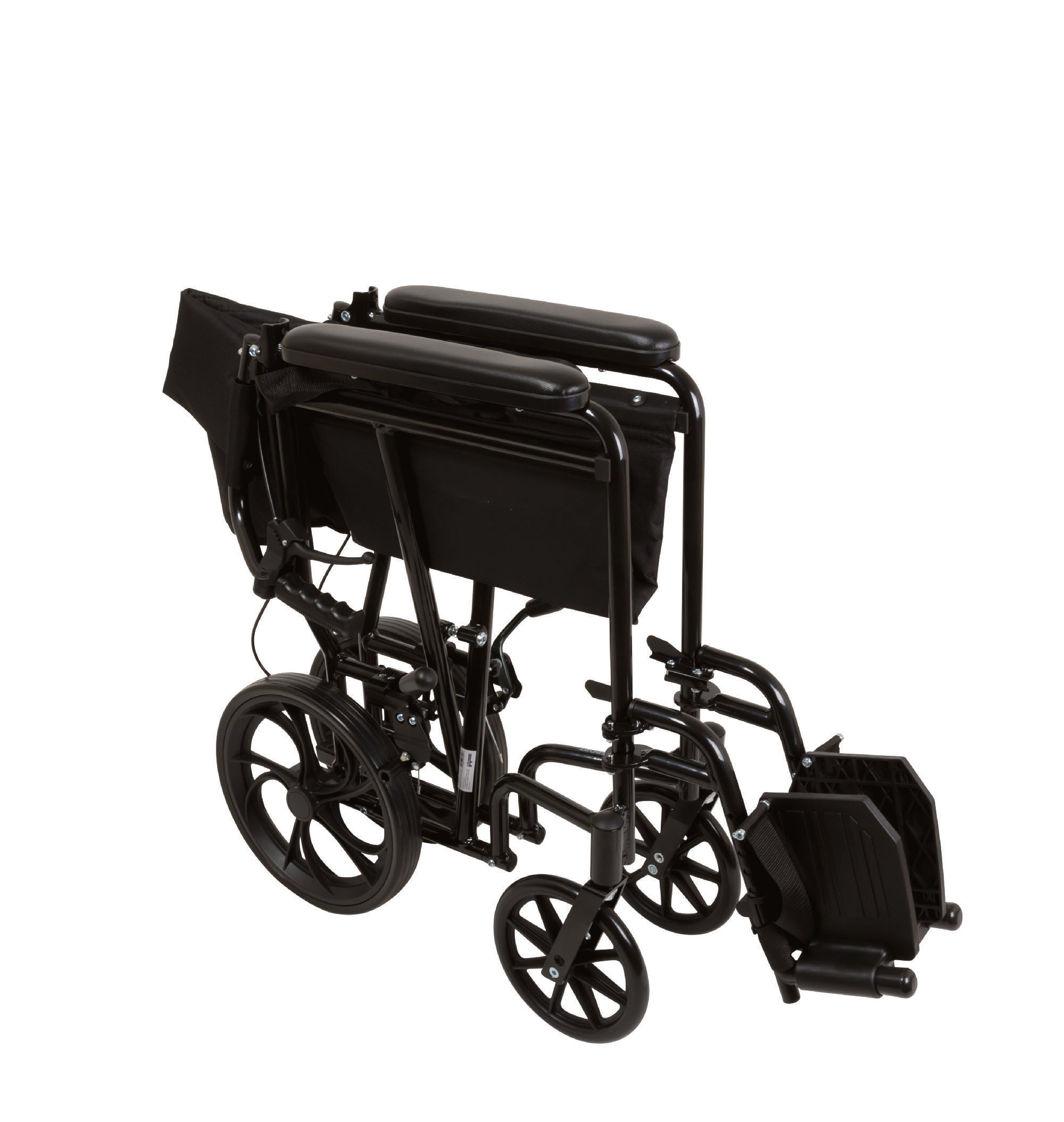 Compass Health ProBasics Aluminum Transport Chair with 12-Inch Wheels, 300 lb Weight Capacity, 1/cs
