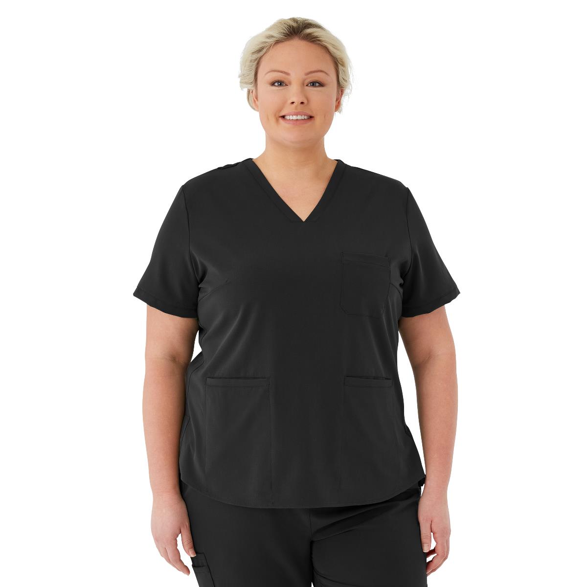 Medline Lexington AVE Women's 3-Pocket Scrub Tops (Style 4802) - Teal