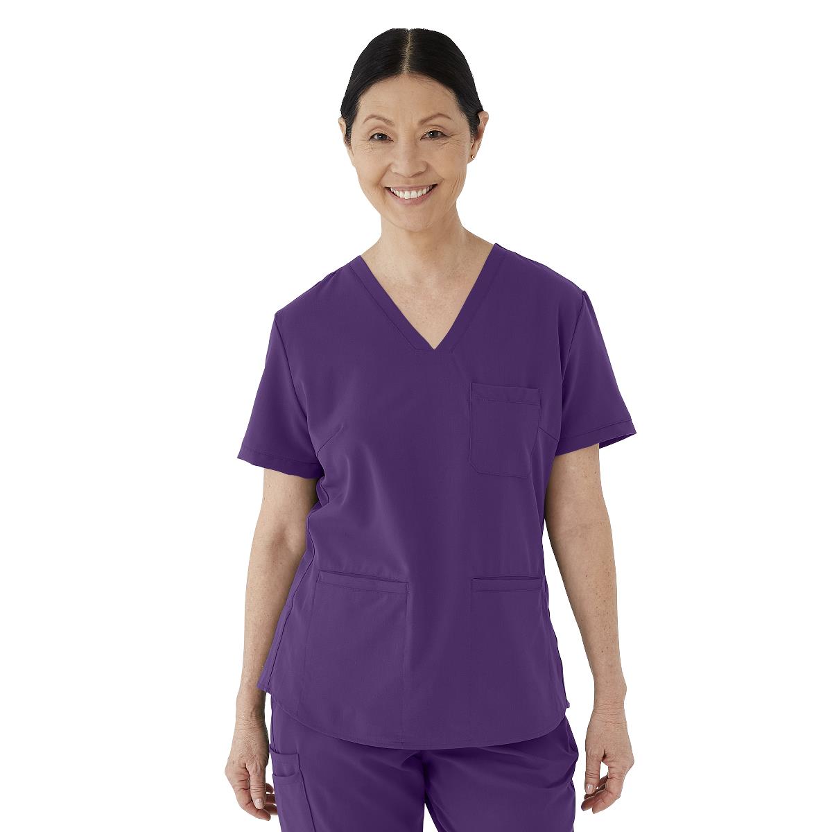 Medline Lexington AVE Women's 3-Pocket Scrub Tops (Style 4802) - Royal Blue