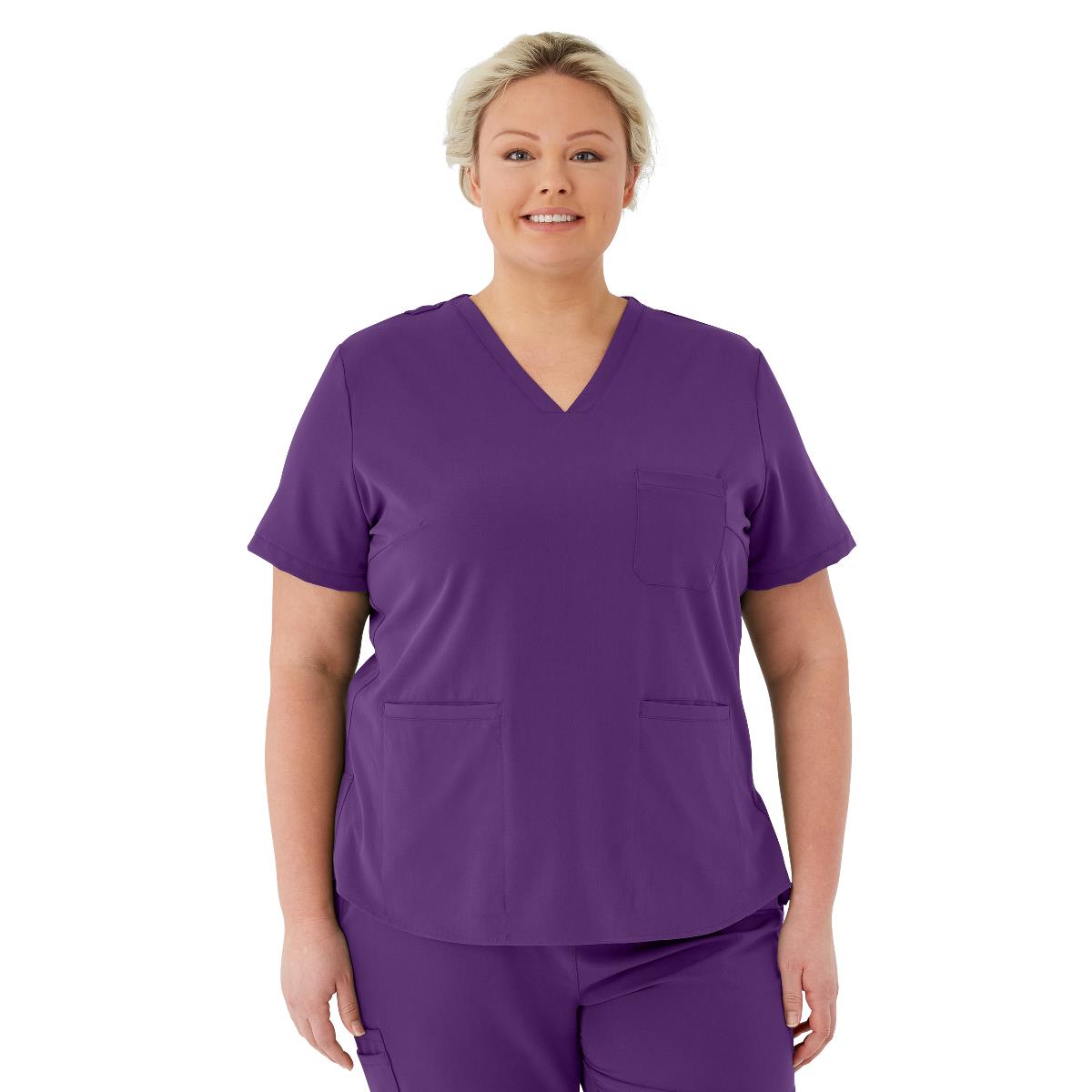 Medline Lexington AVE Women's 3-Pocket Scrub Tops (Style 4802) - Hunter Green