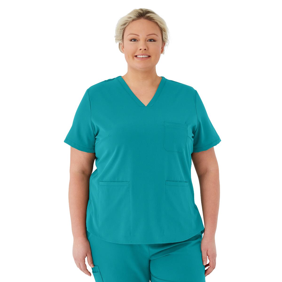 Medline Lexington AVE Women's 3-Pocket Scrub Tops (Style 4802) - Gray