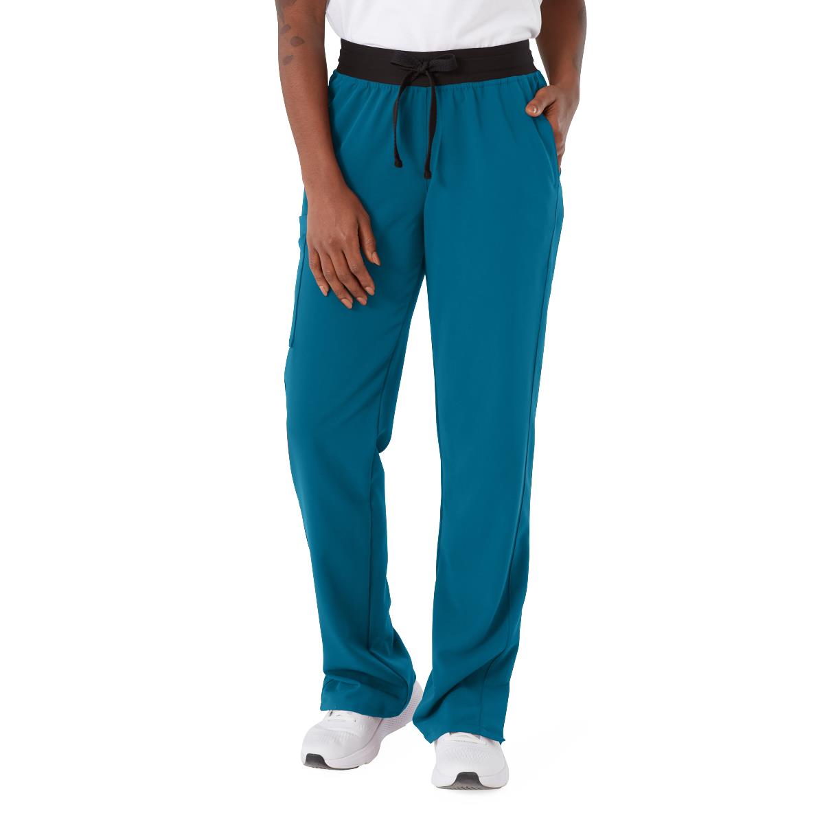 Medline Varick AVE Women's Midrise 6-Pocket Scrub Pants - Tall Length (Style 4913)