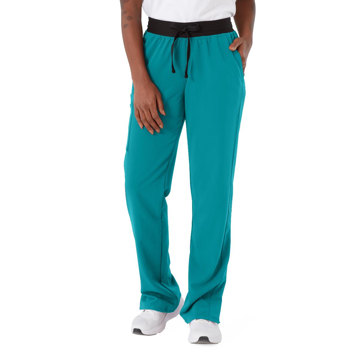 Medline Varick AVE Women's Midrise 6-Pocket Scrub Pants - Regular Length (Style 4913)