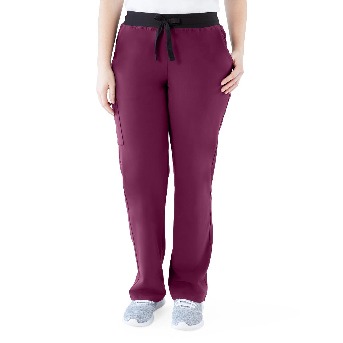 Medline Varick AVE Women's Midrise 6-Pocket Scrub Pants - Regular Length (Style 4913)