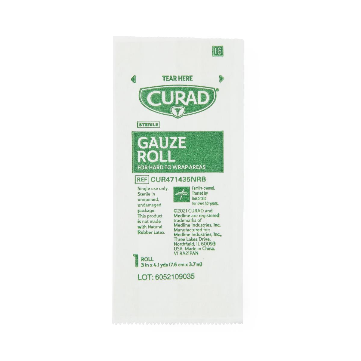 Medline CURAD Stretch Rolled Gauze