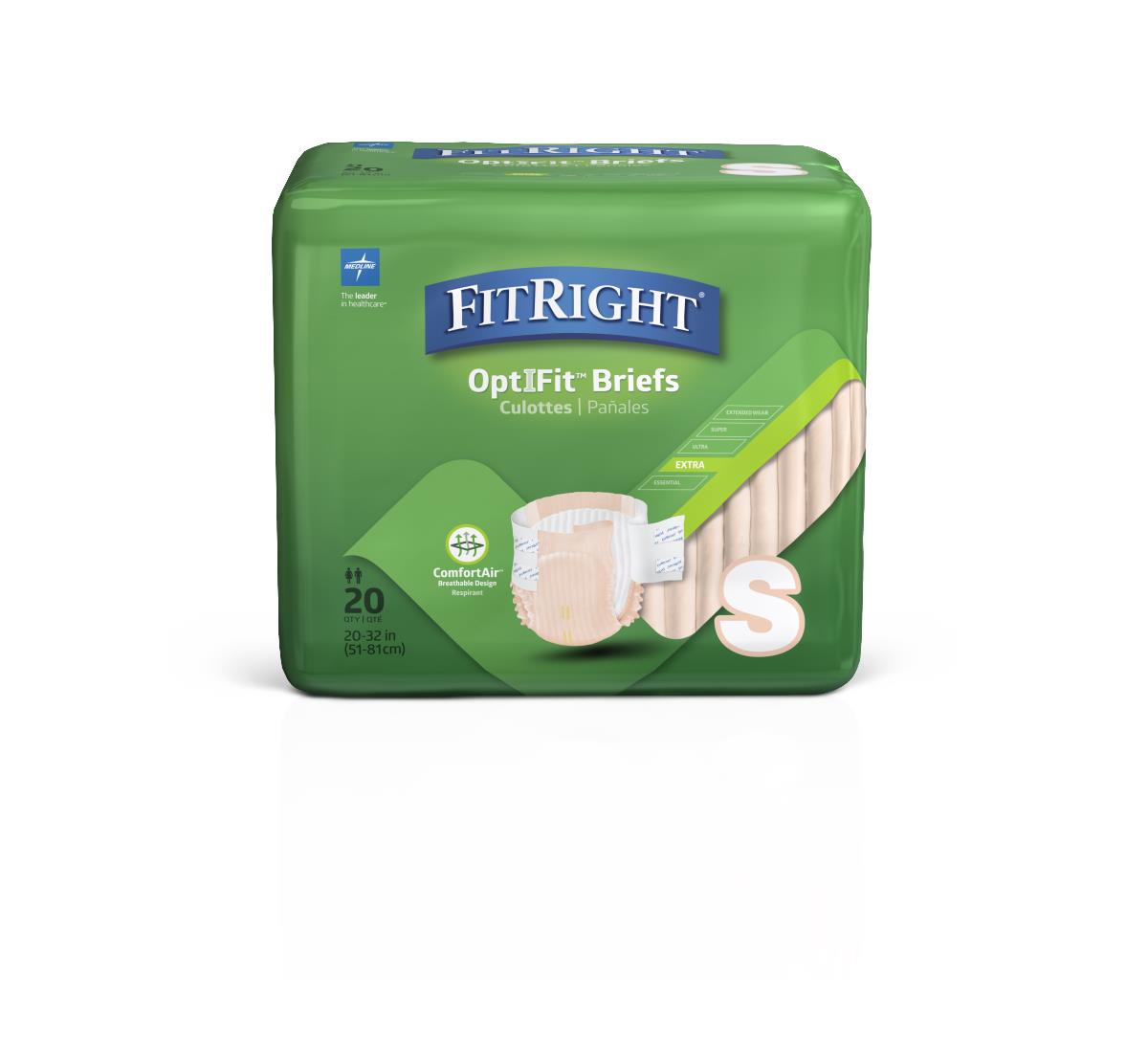 Medline FitRight Extra Incontinence Briefs