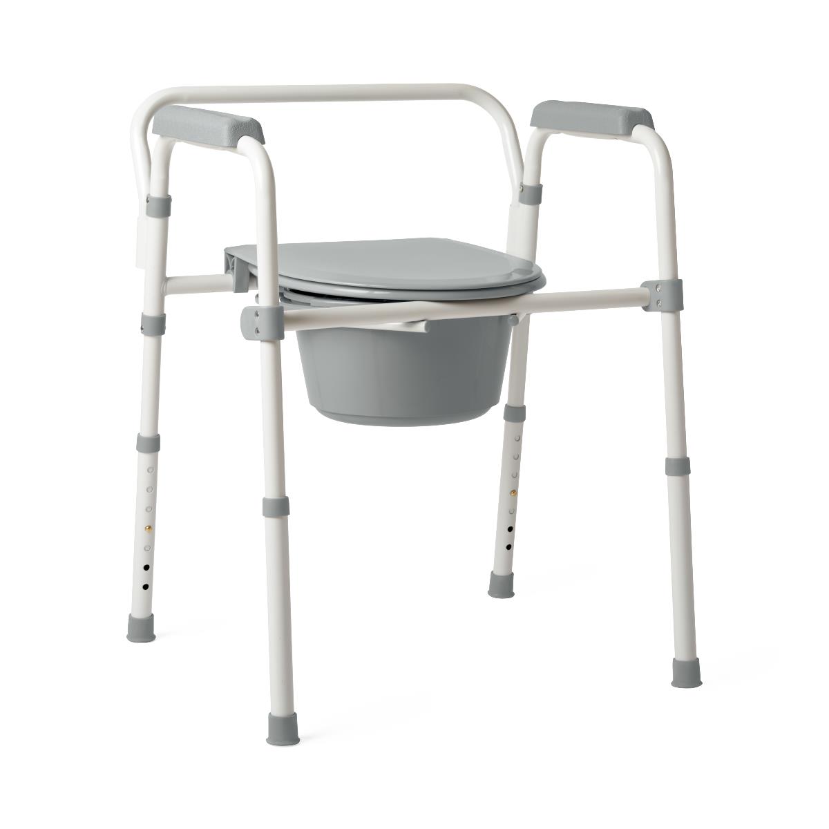 Medline Steel 3-in-1 Folding Commodes