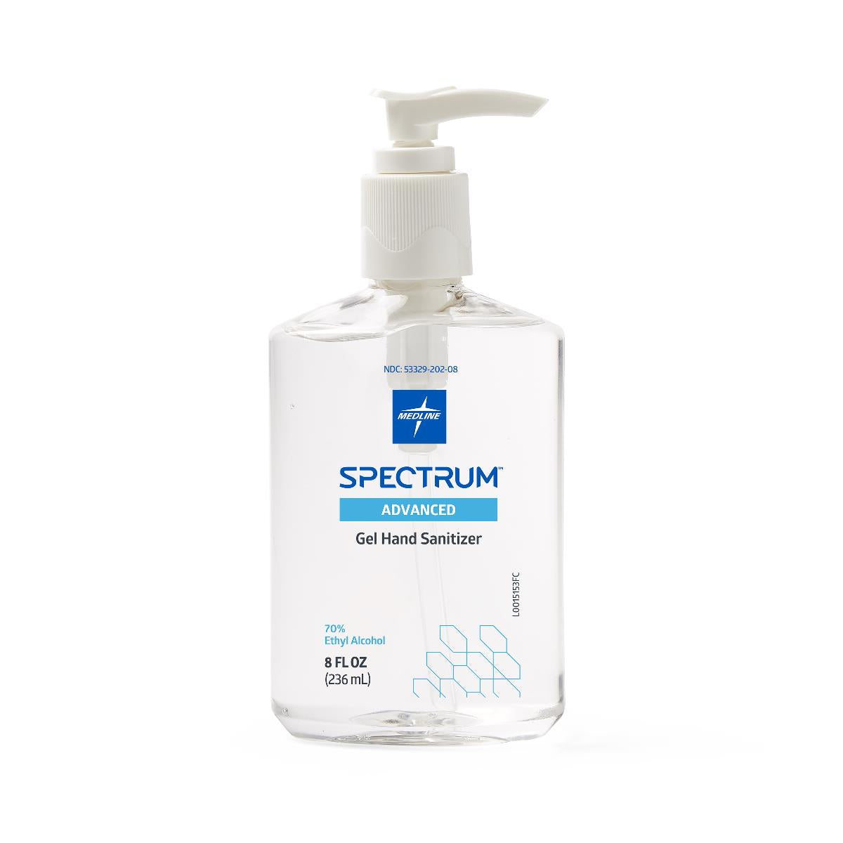 Medline Spectrum Advanced 70% Ethyl Alcohol Gel Hand Sanitizers