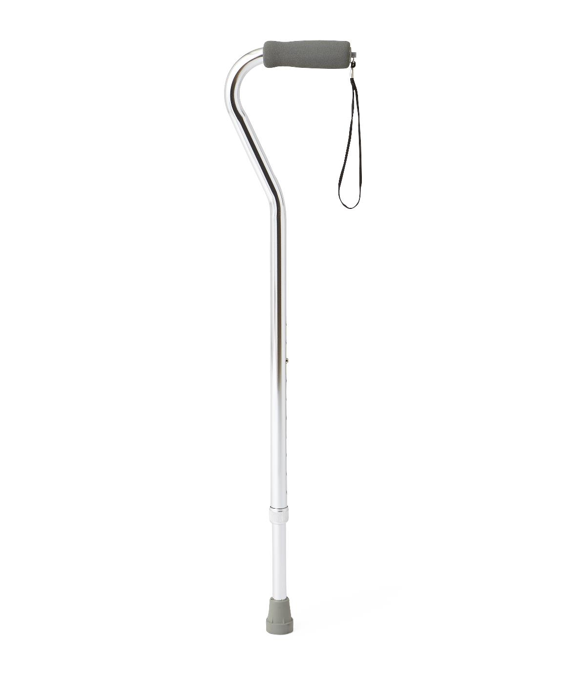 Medline Fashion Offset Handle Canes with Foam Grip