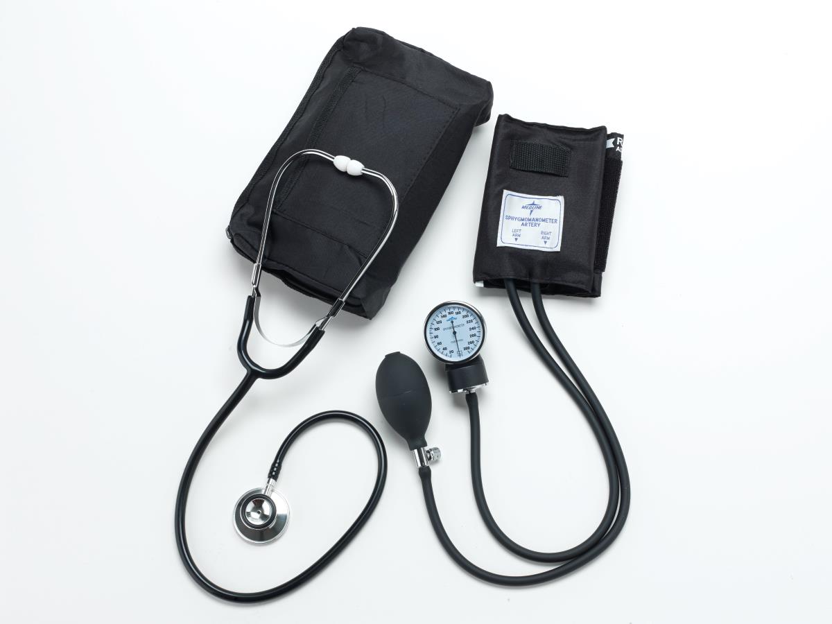 Medline Compli-Mates Dual-Head Stethoscope and Blood Pressure Combo Kits