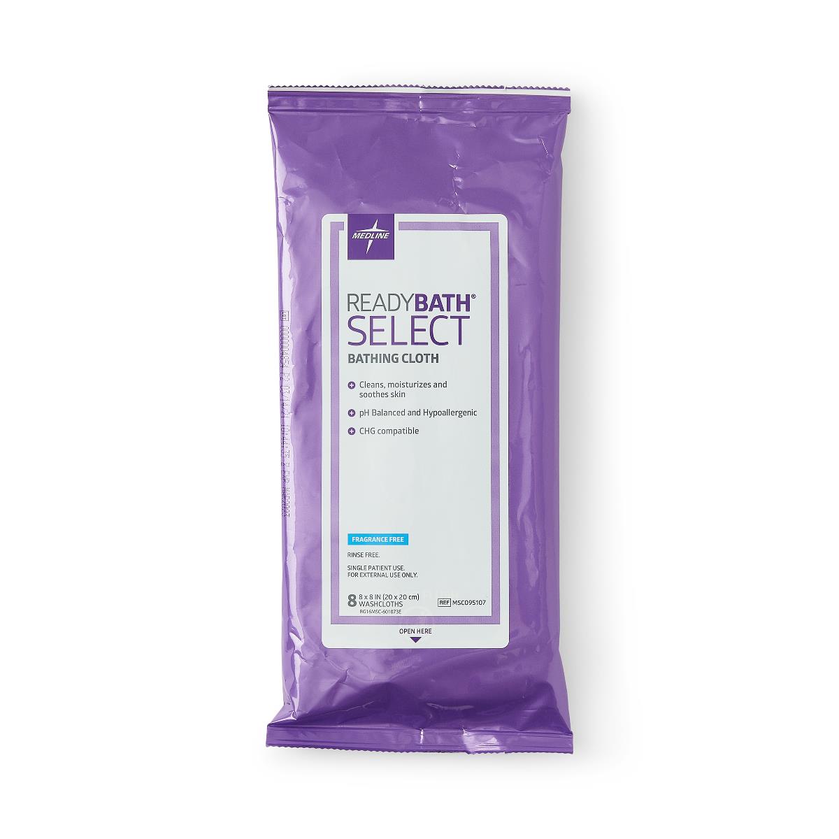 Medline ReadyBath SELECT Medium-Weight Washcloths