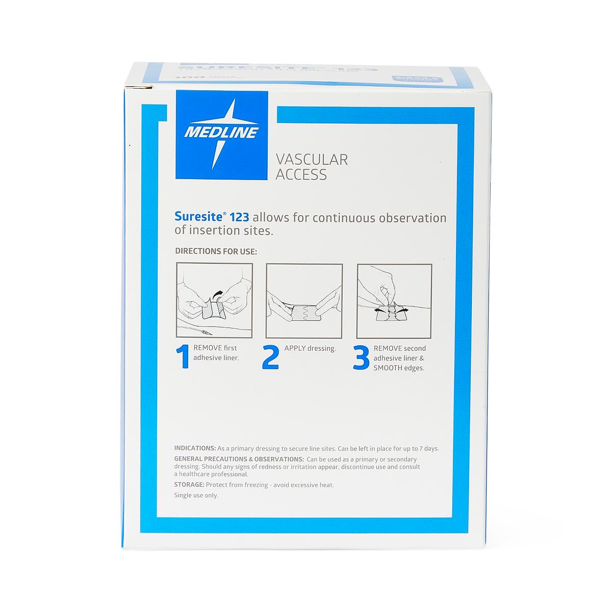 Medline SureSite 123 Transparent Film Dressing