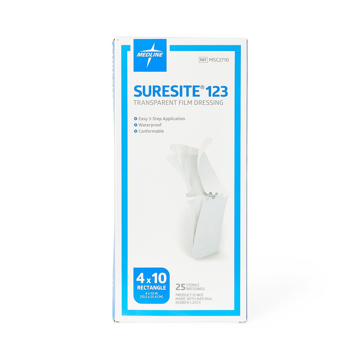 Medline SureSite 123 Transparent Film Dressing