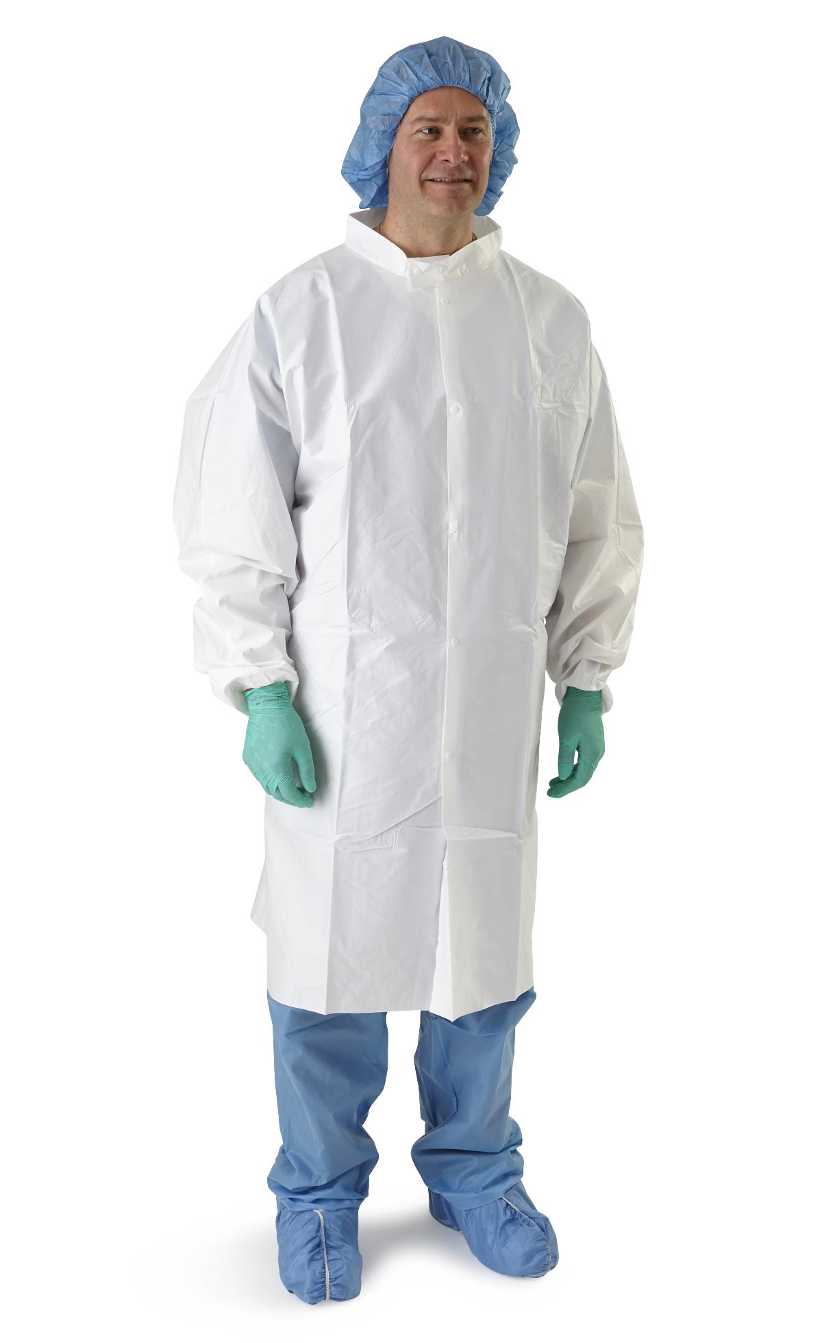 Medline Disposable Static-Dissipative Microporous Breathable Frocks