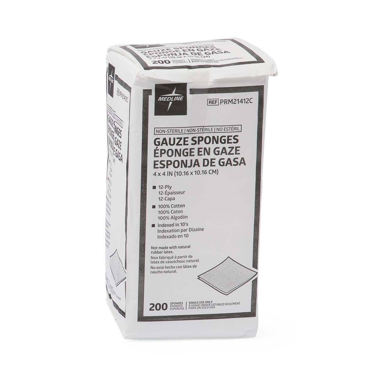 Medline Cotton Woven Gauze Sponges