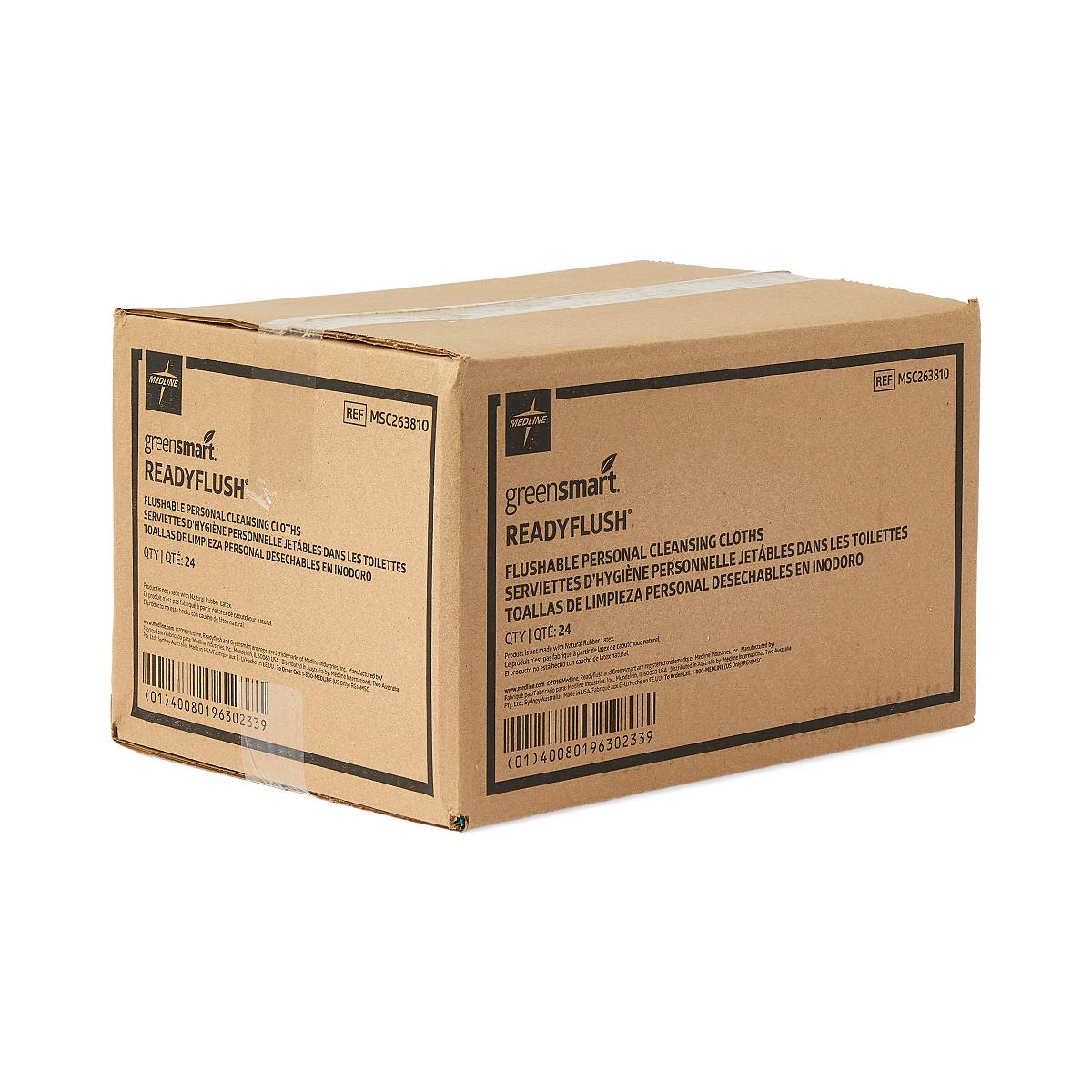 Medline ReadyFlush Biodegradable Flushable Wipes