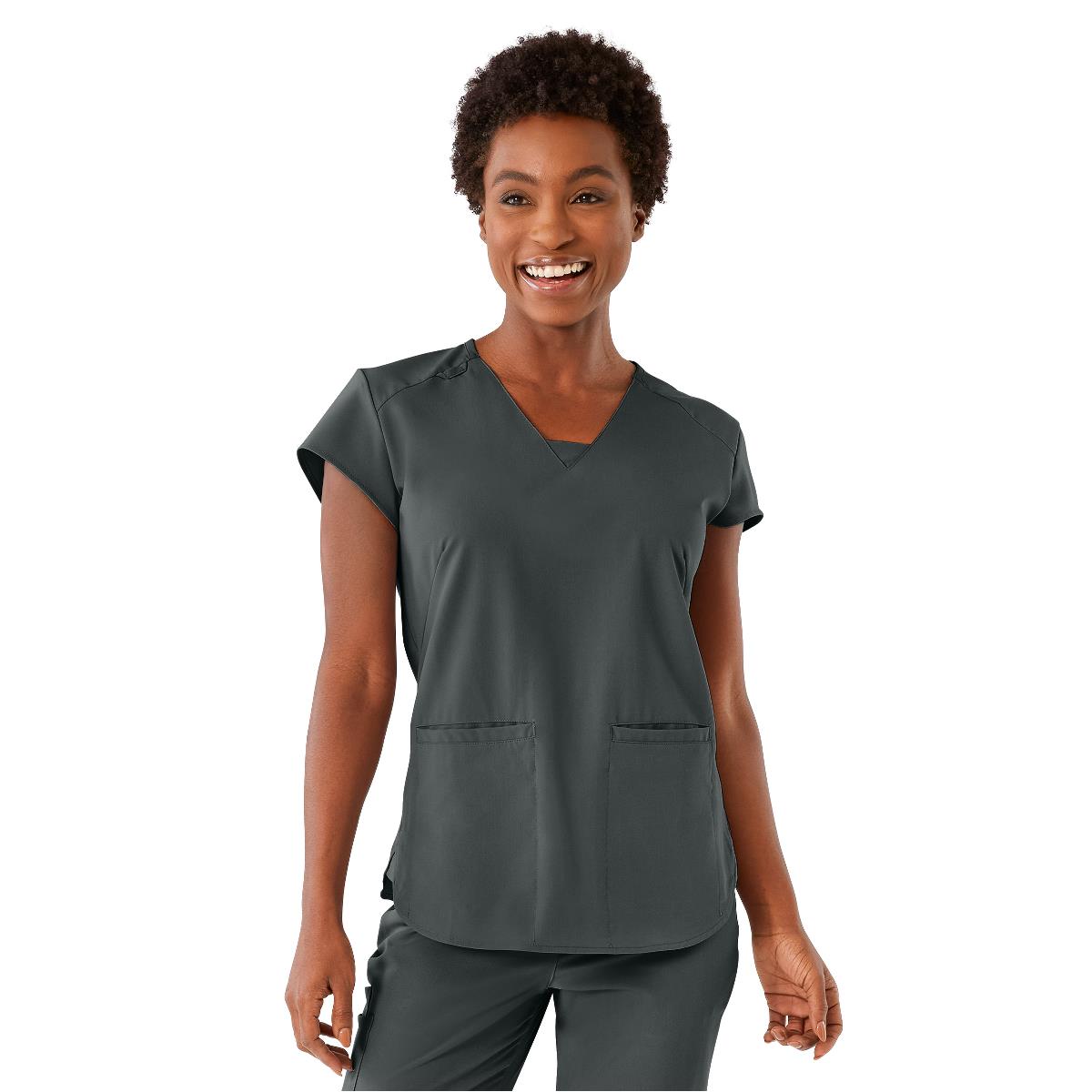 Medline Monroe AVE Women's V-Neck Tunic Style Scrub Tops (Style 4805)