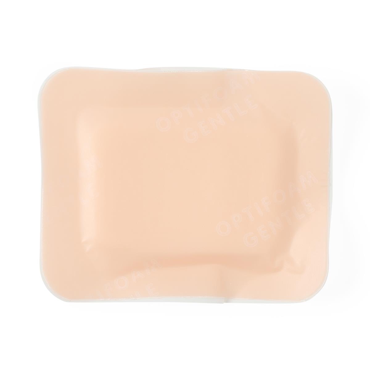 Medline Optifoam Gentle Foam Wound Dressings with Silicone Adhesive Border