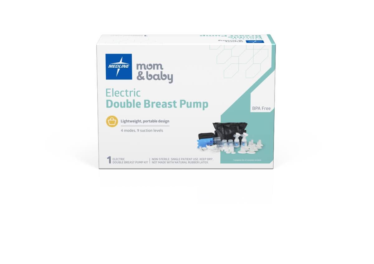 Medline Double Electric Breast Pump with Carrying Bag