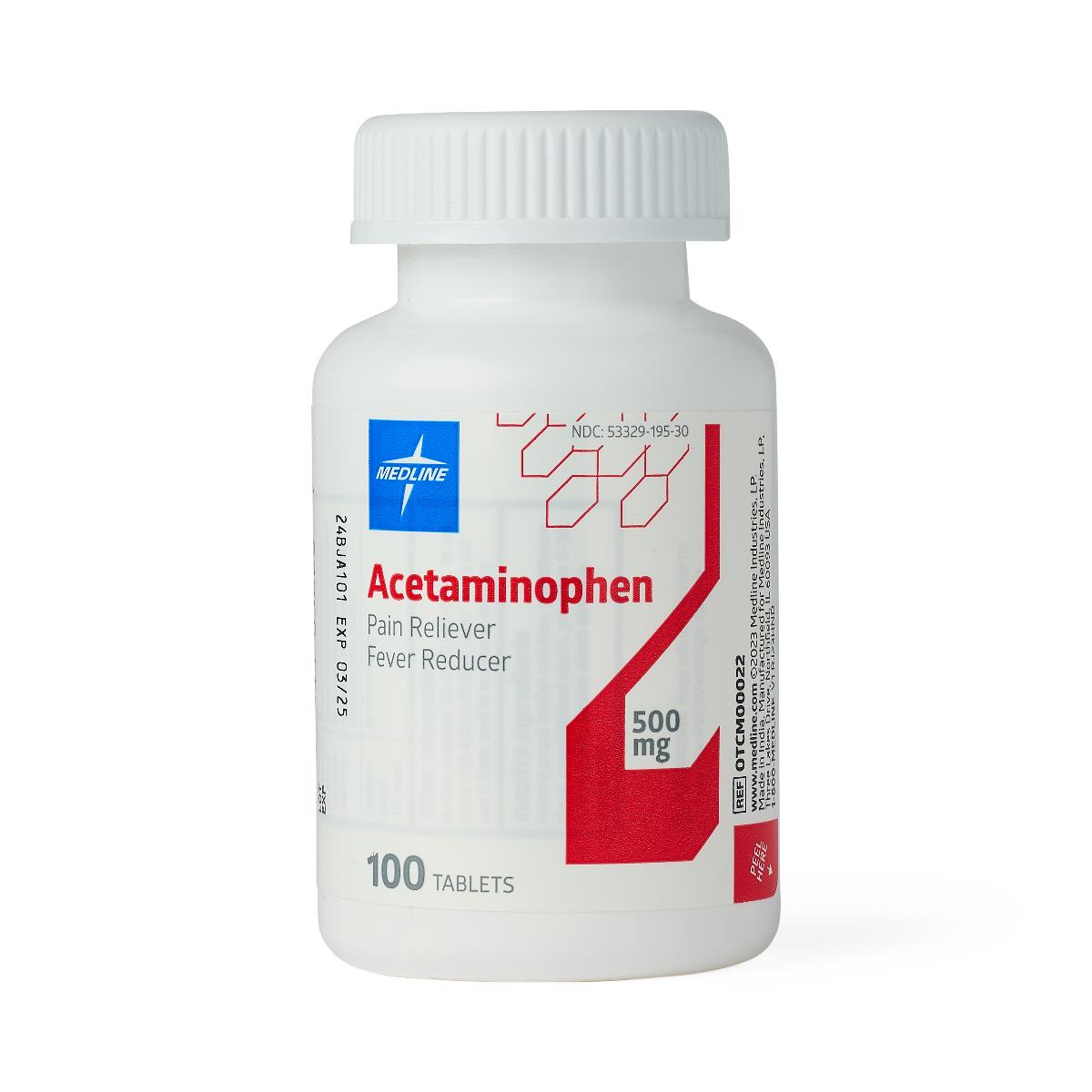 Medline Acetaminophen Tablets/Caplets
