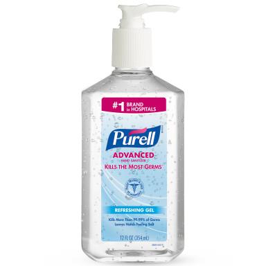 Medline Purell Advanced 70% v/v Ethyl Alcohol Gel Hand Sanitizers