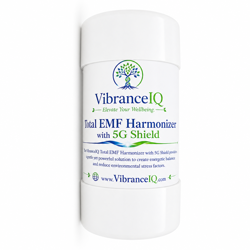 VibranceIQ Holistic Healthcare Upgraded Total EMF Harmonizer with 5G Shield and USB-C. Includes USB-C Cable and Wall Adapter.
