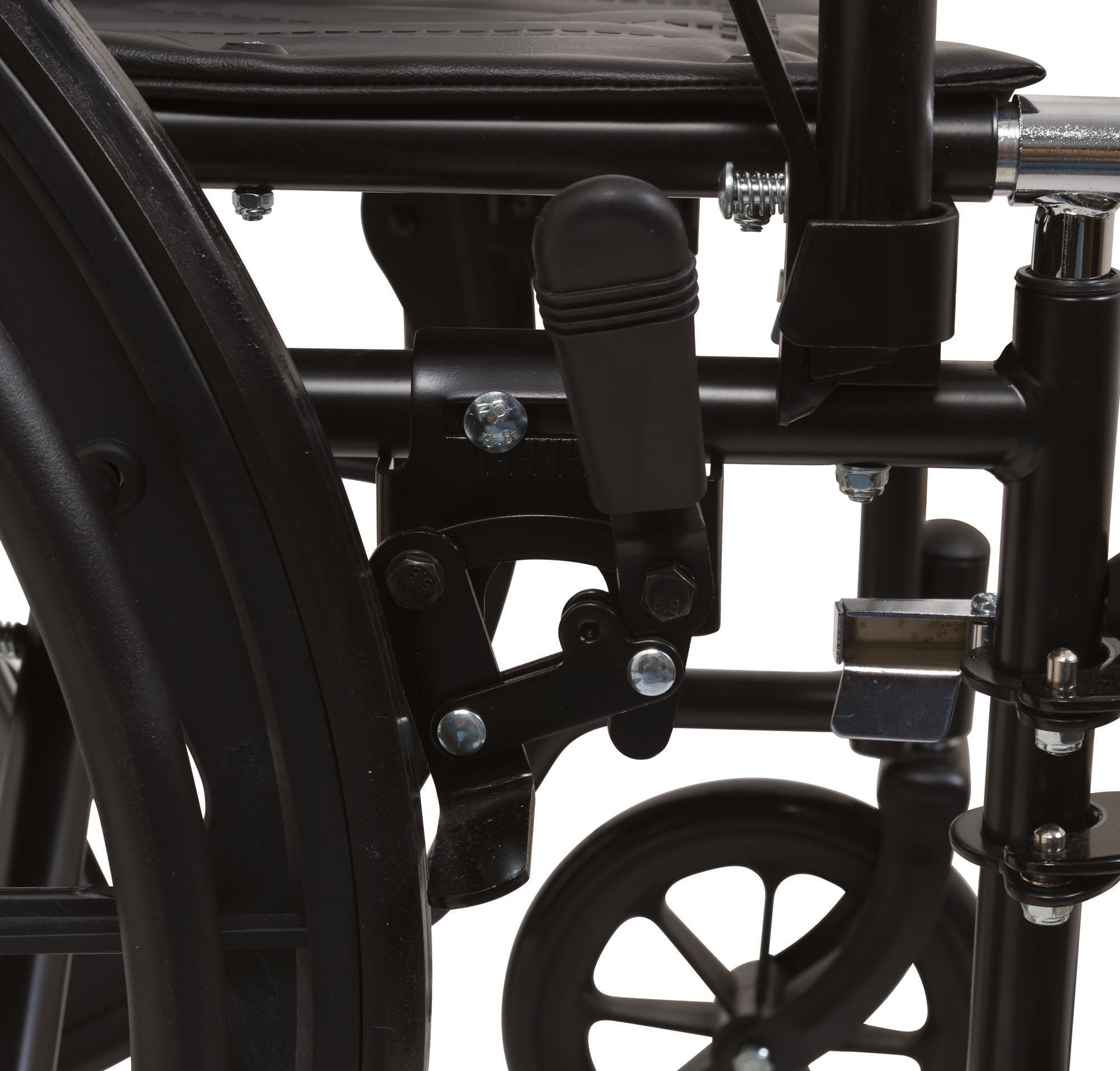 Compass Health ProBasics K1 Wheelchair with 18 x 16 Seat, Flip-Back Desk Arms, Elevating Legrests