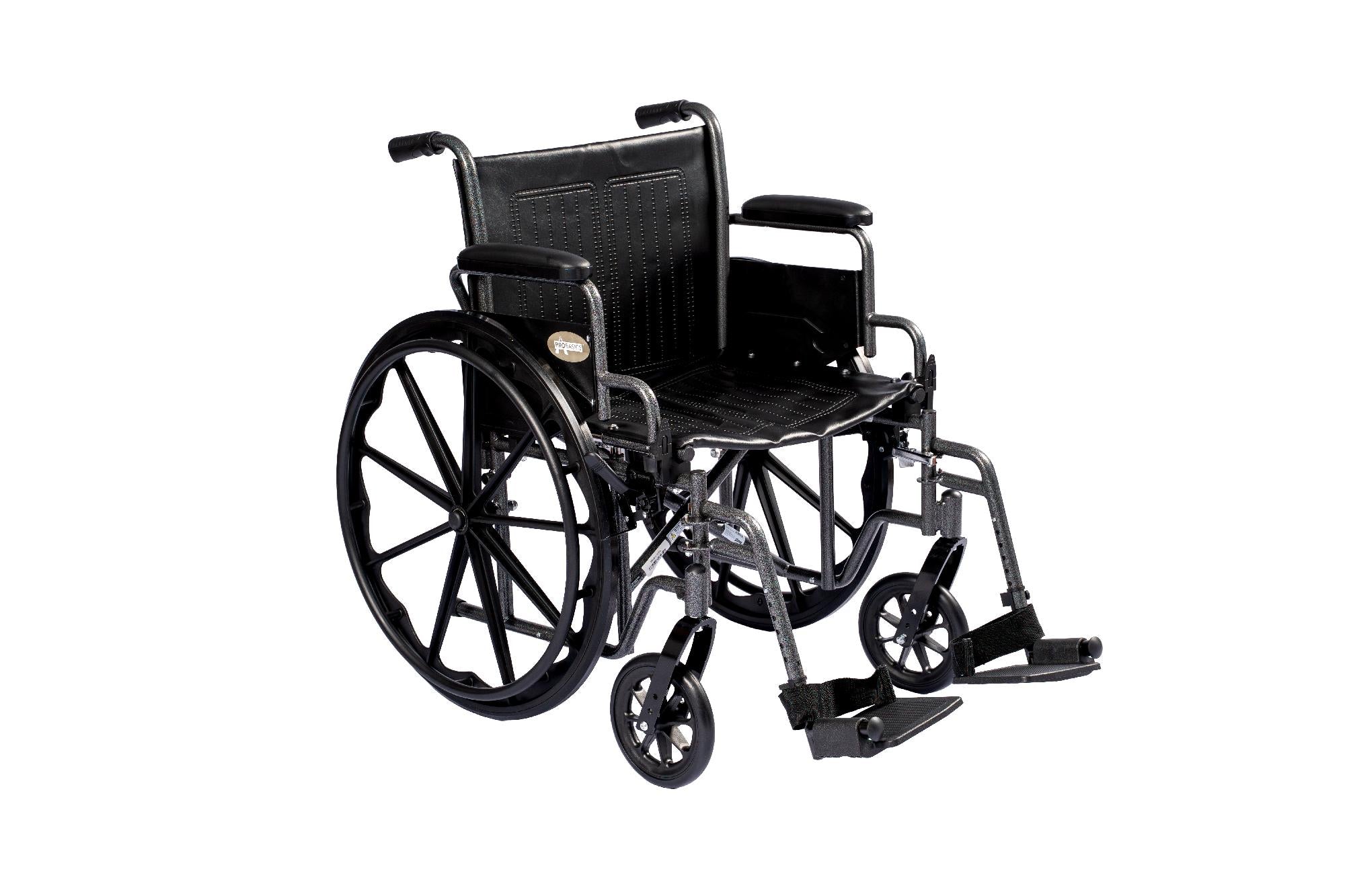 Compass Health ProBasics K2 Wheelchair with 20" x 16" Seat and Swing-Away Footrests