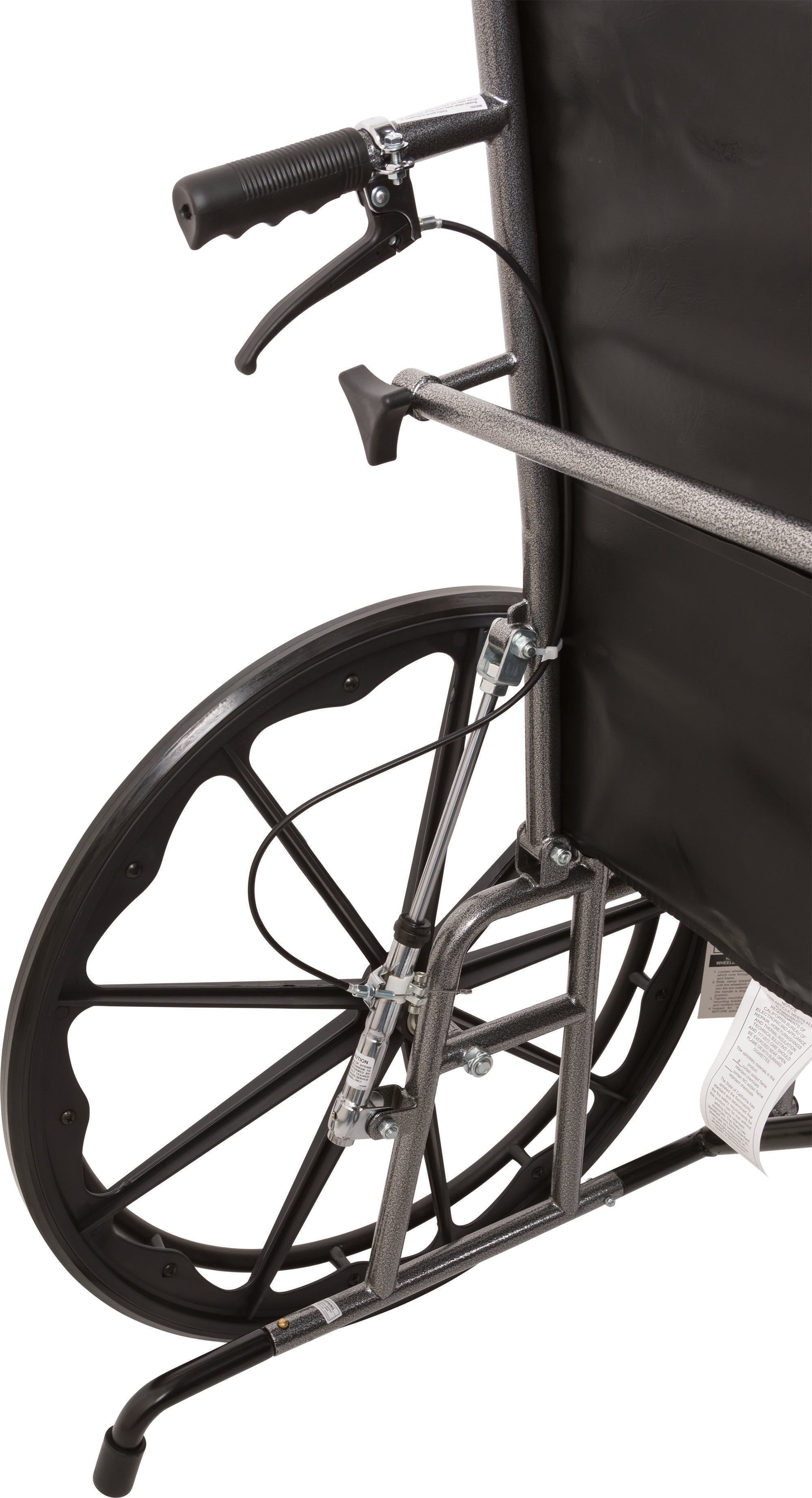 Compass Health ProBasics Reclining Wheelchair, 20" x 17", Removable Desk Arms & ELRs