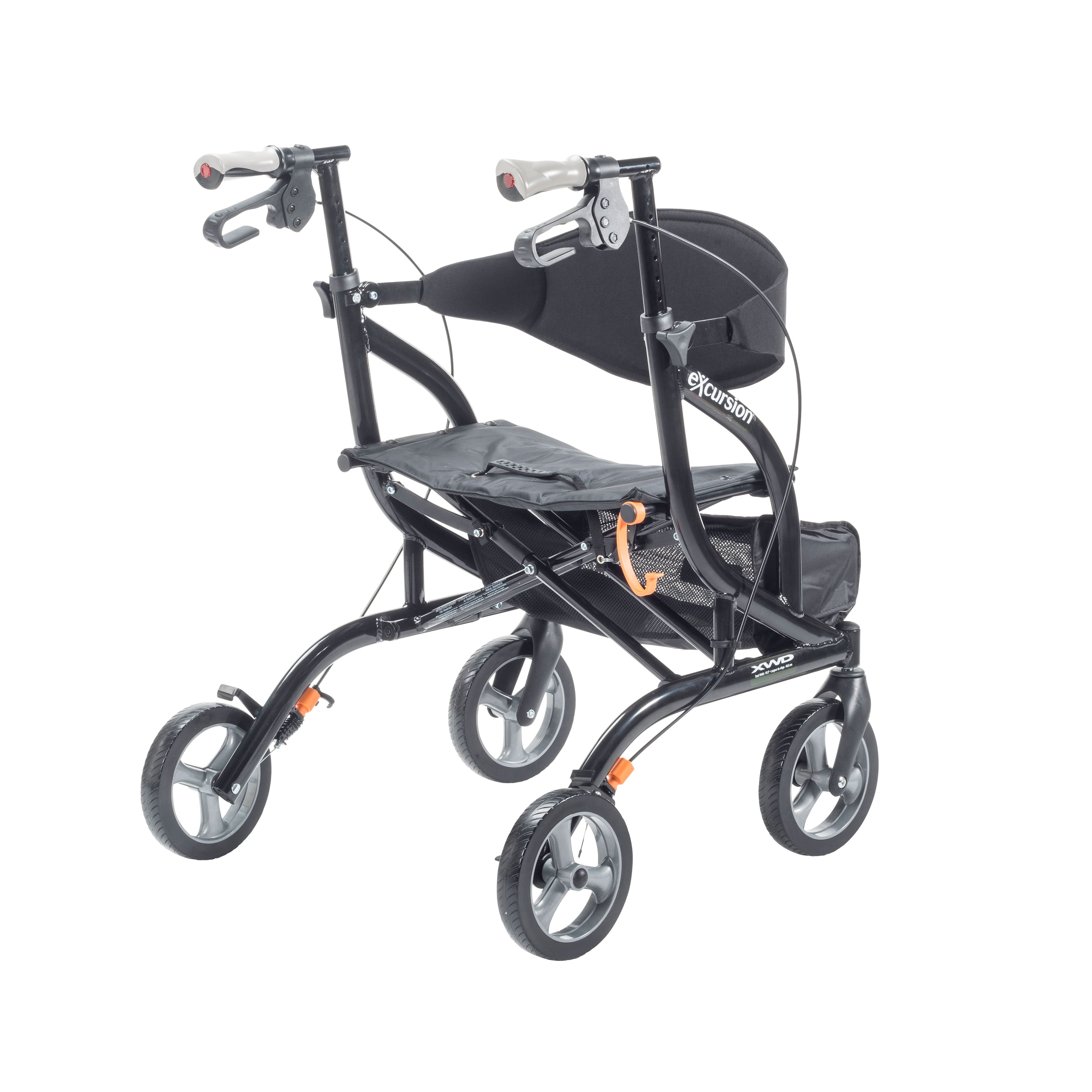 Drive Medical eXcursion XWD Heavy Duty Rollator Rolling Walker