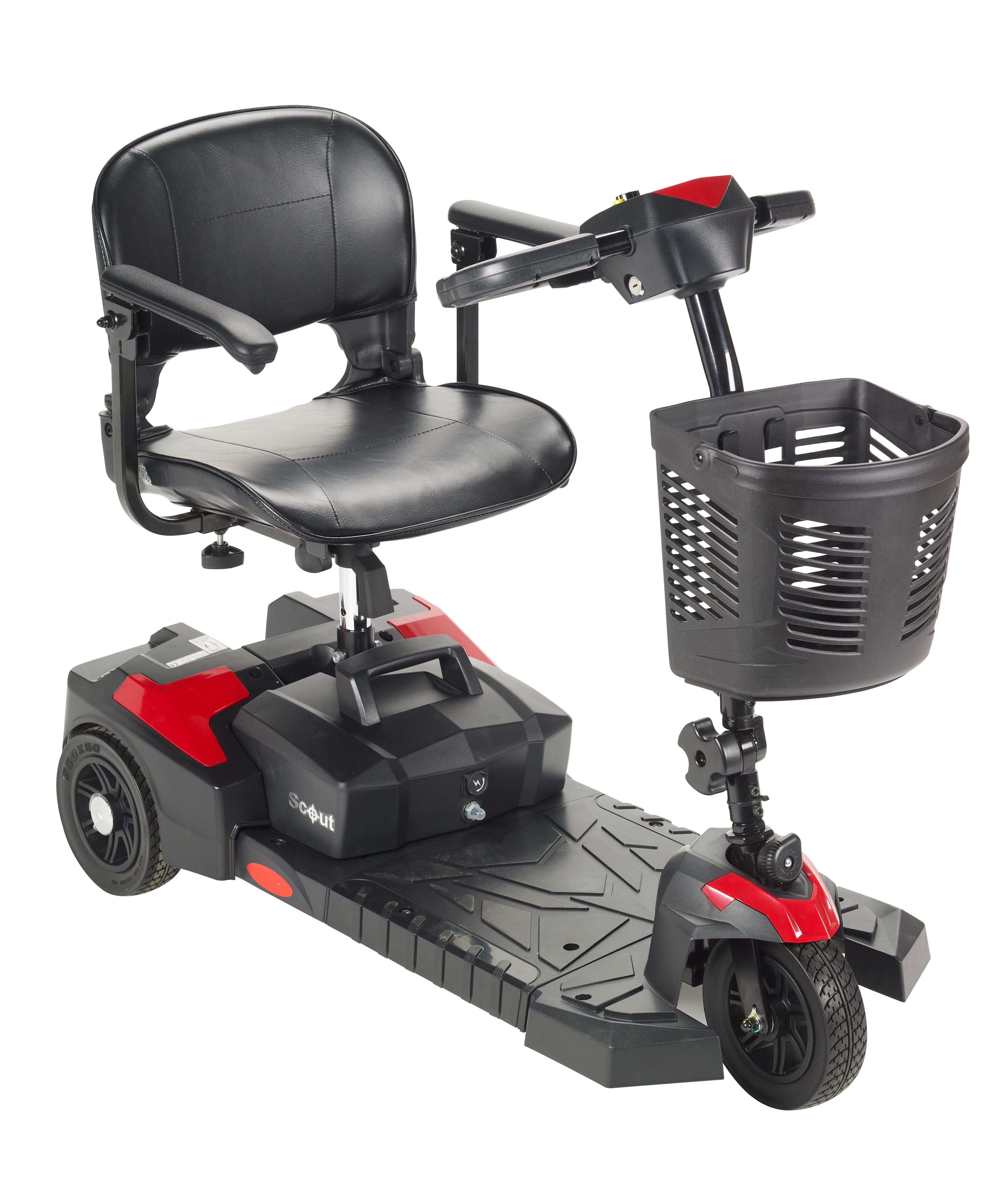 Drive Medical Scout Compact Travel Power Scooter, 3 Wheel