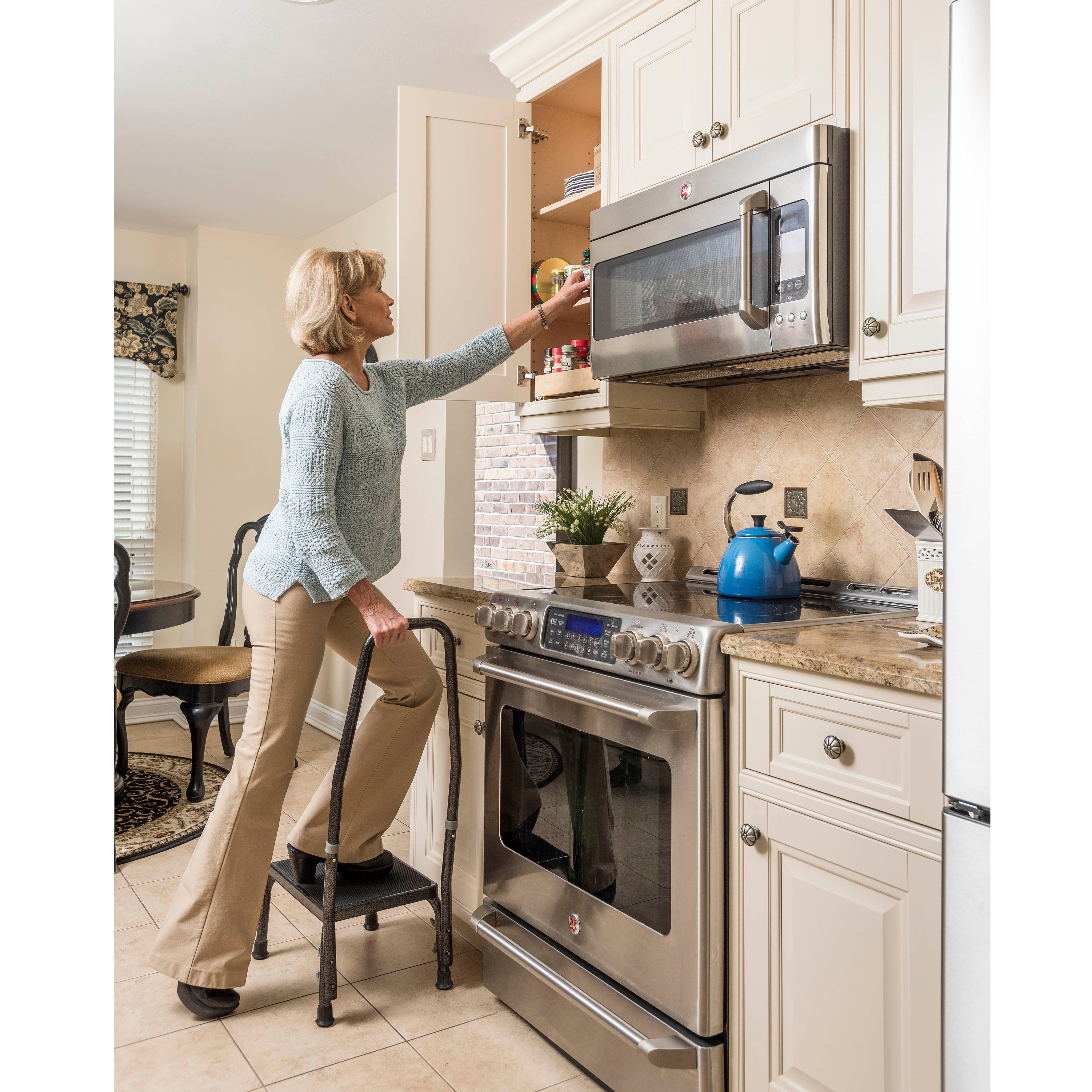 Drive Medical Footstool with Non Skid Rubber Platform