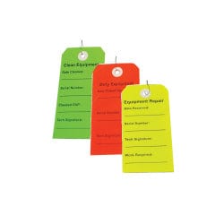 Compass Health Compass Health Equipment Tag Multipack (Clean, Dirty, and Repair), 750/CS 90371