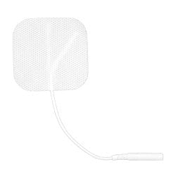 Compass Health Compass Health K120 2" x 2" Self-Adhesive White Cloth Electrodes in Poly Bag E1P2020WC2