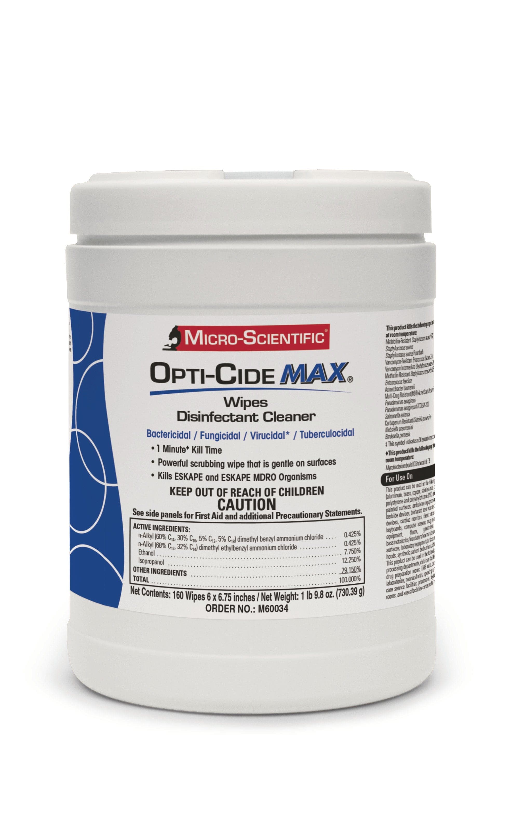 Compass Health Compass Health OPTICIDE MAX GRMCDL WIPES, 160 M60034