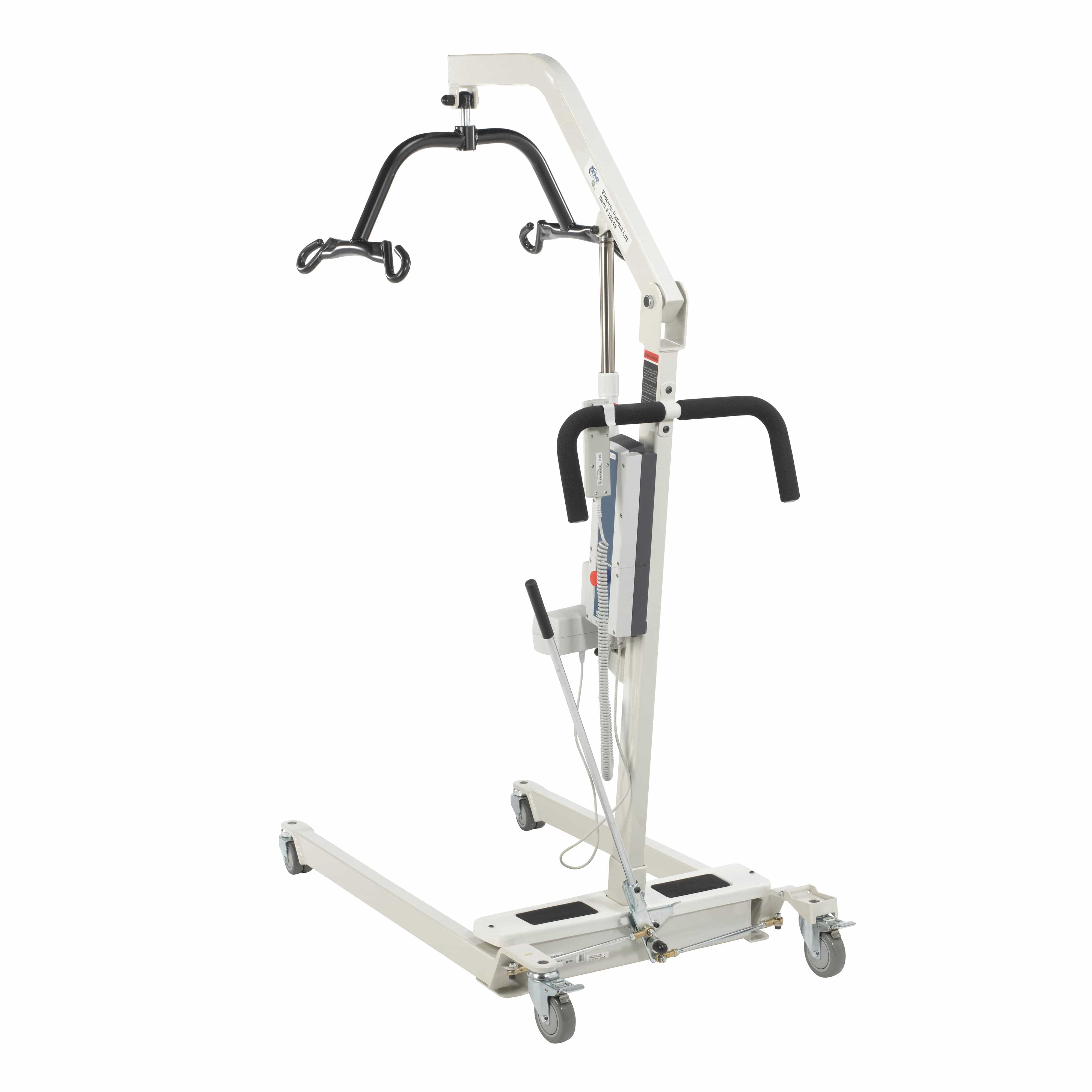 Drive Medical Drive Medical Bariatric Battery Powered Electric Patient Lift with Four Point Cradle and Rechargeable, Removable Battery 13244