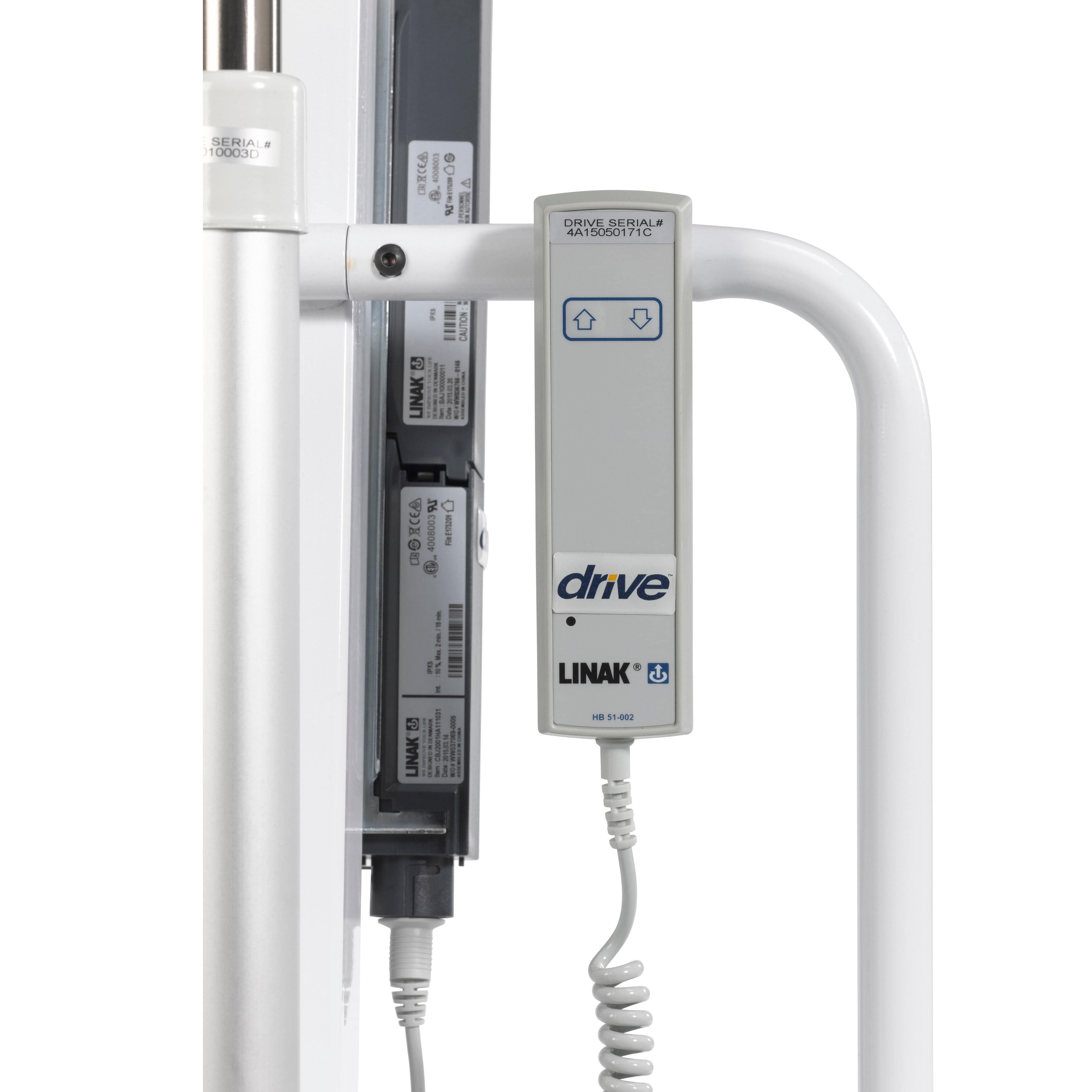 Drive Medical Drive Medical Battery Powered Electric Patient Lift with Rechargeable and Removable Battery 13240