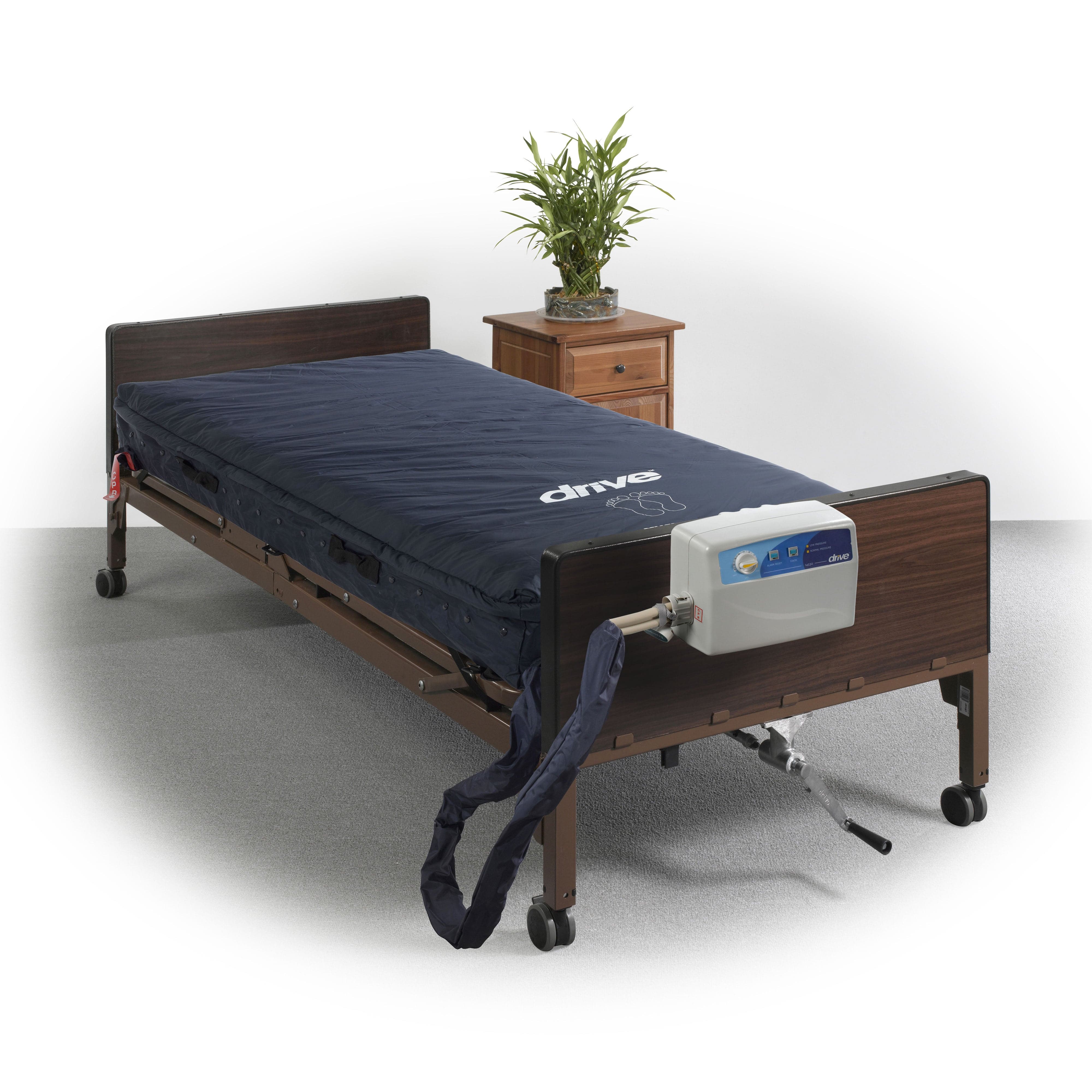 Drive Medical Drive Medical Med-Aire Assure 5" Air with 3" Foam Base Alternating Pressure and Low Air Loss Mattress System 14530