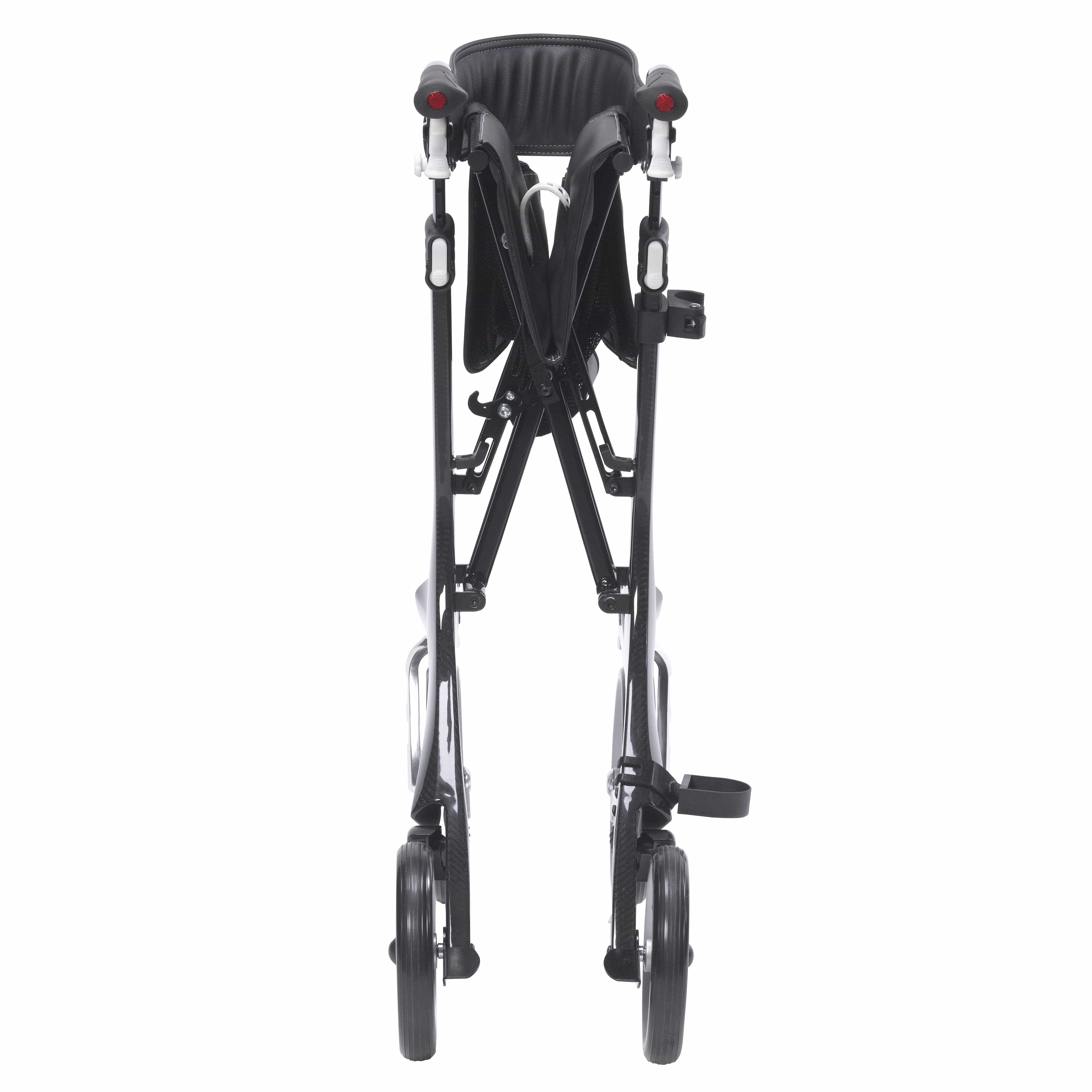 Drive Medical Drive Medical Nitro Elite CF Carbon Fiber Rollator Rolling Walker, Black rtl10266cf