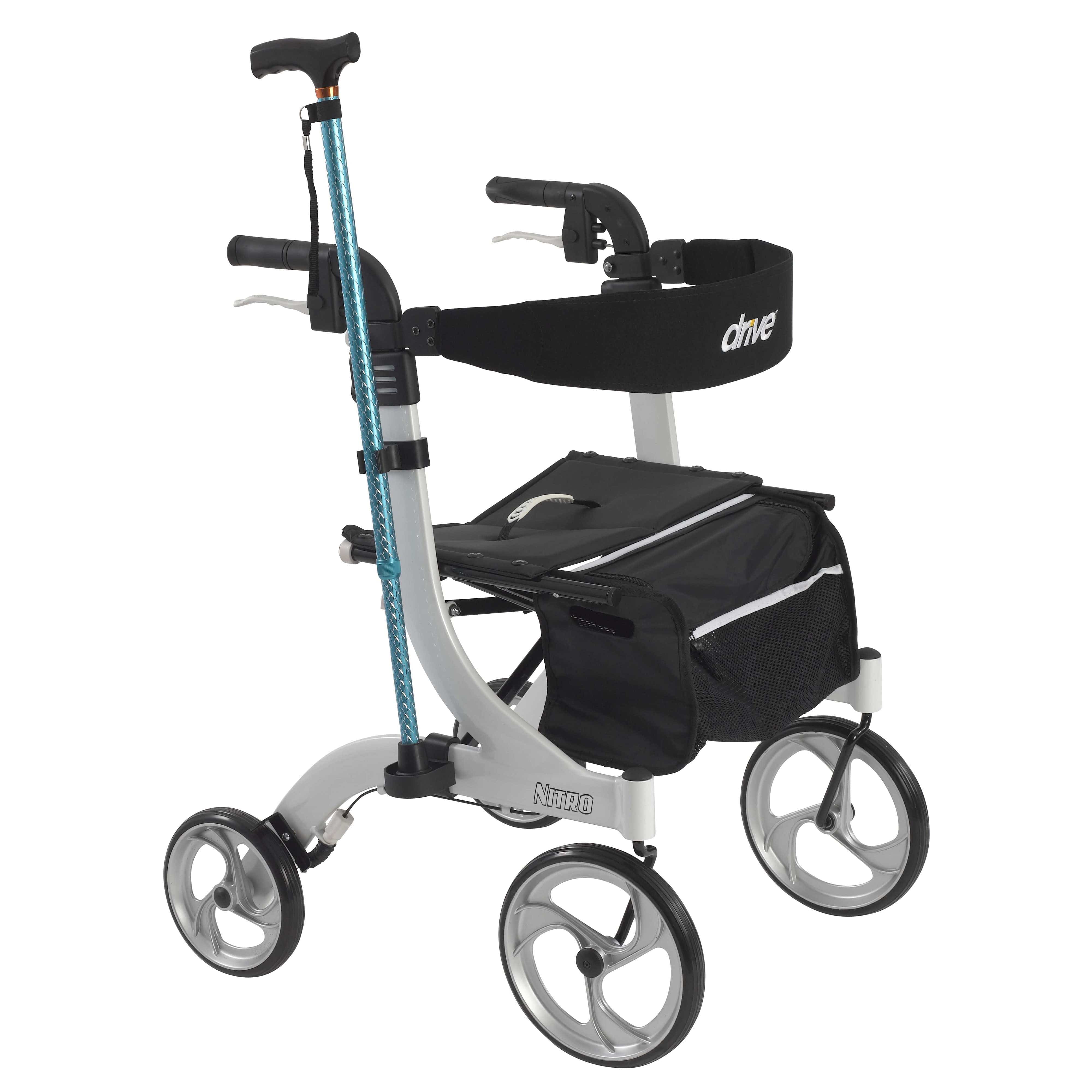 Drive Medical Drive Medical Nitro Rollator Rolling Walker Cane Holder 892