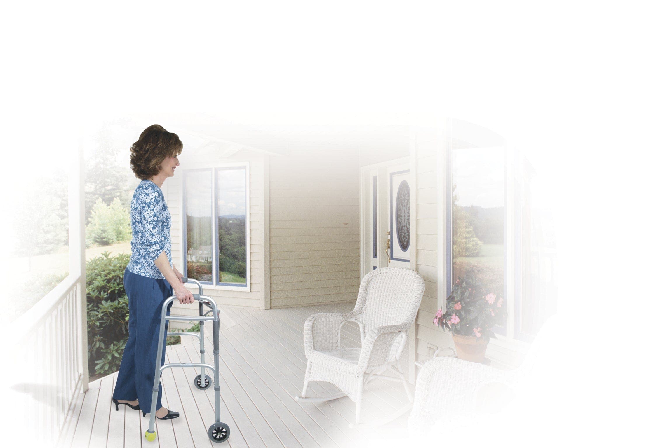 Drive Medical Drive Medical Swivel Lock Walker Wheels, 5" 10115