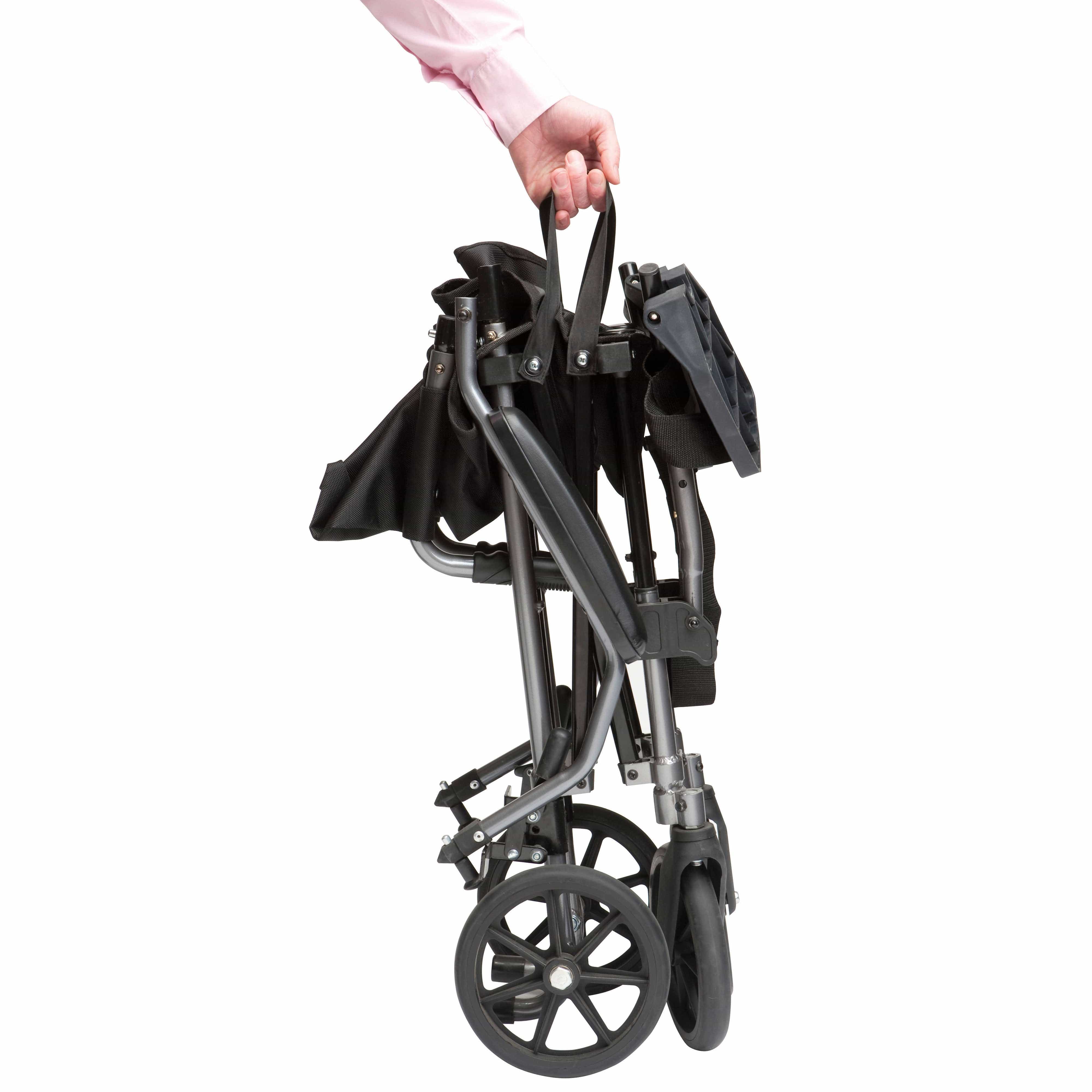 Drive Medical Drive Medical Travelite Transport Wheelchair Chair in a Bag tc005gy