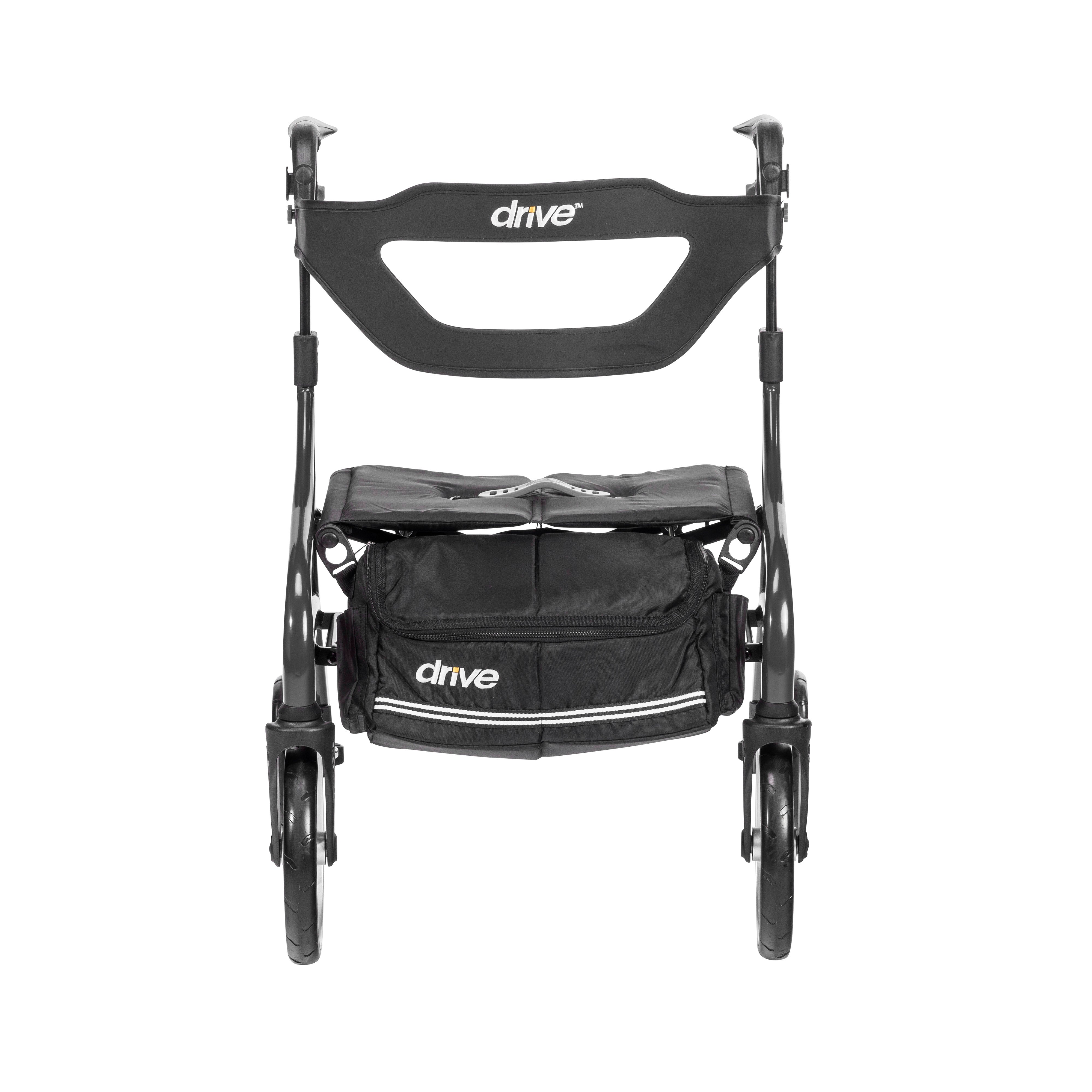 Drive Medical Nitro Sprint Rollator Rolling Walker, Hemi Height