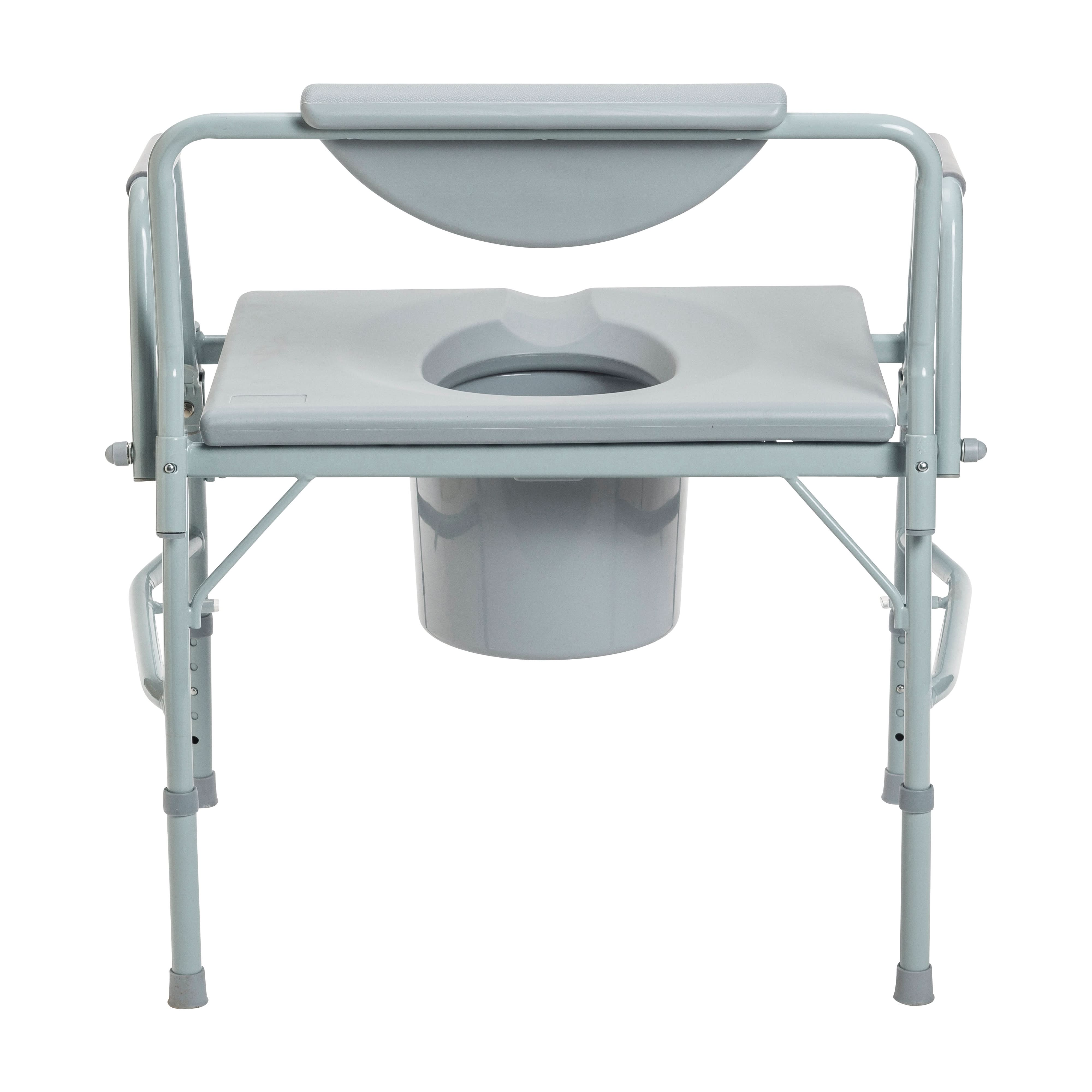 Drive Medical Bariatric Drop Arm Bedside Commode Chair