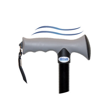 Drive Medical Adjustable Lightweight Folding Cane with Gel Hand Grip
