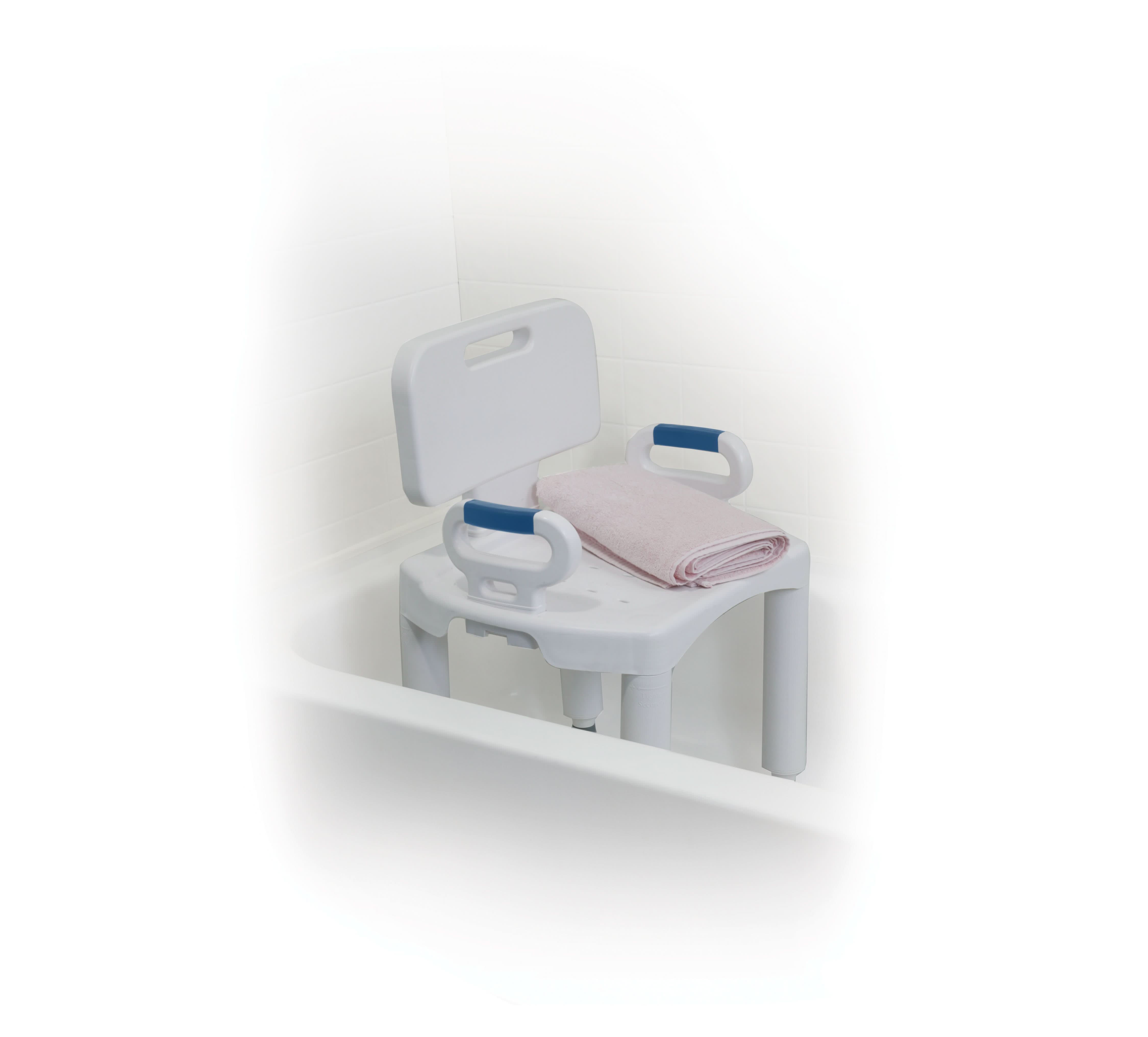 Drive Medical Premium Series Shower Chair with Back and Arms