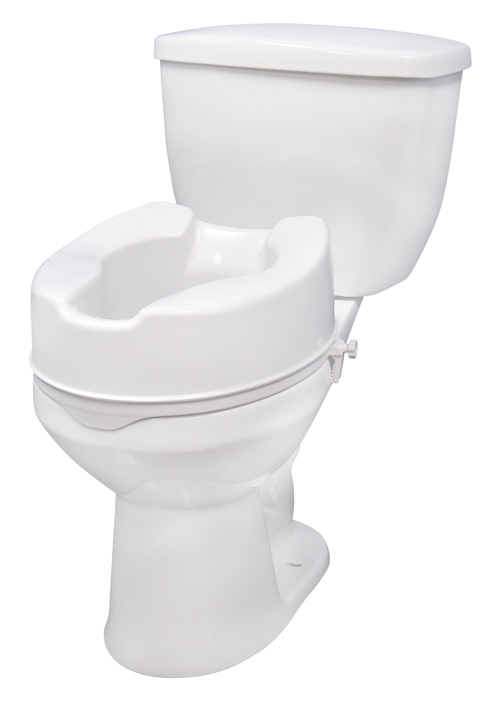 Drive Medical Raised Toilet Seat with Lock, Standard Seat