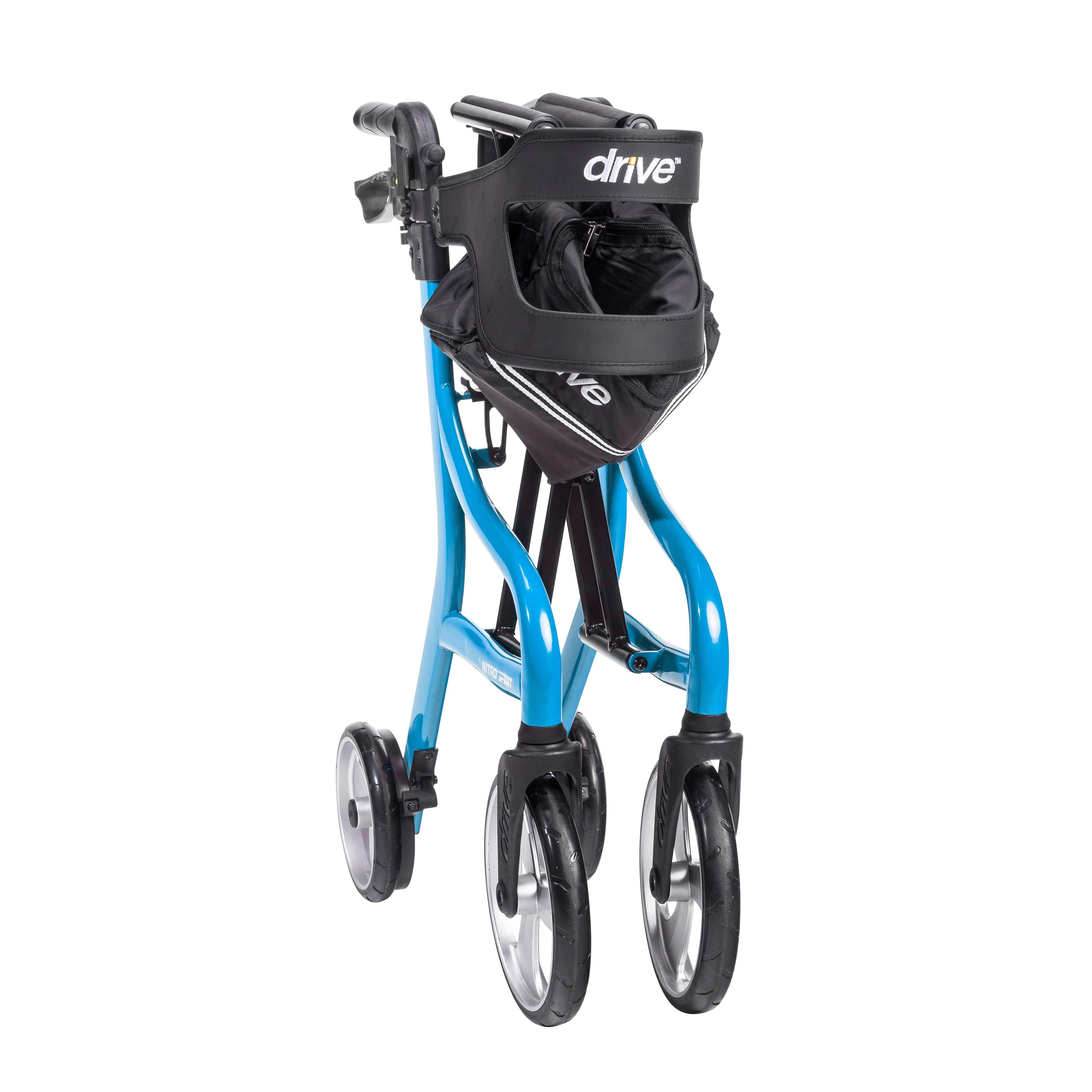 Drive Medical Nitro Sprint Rollator Rolling Walker, Tall